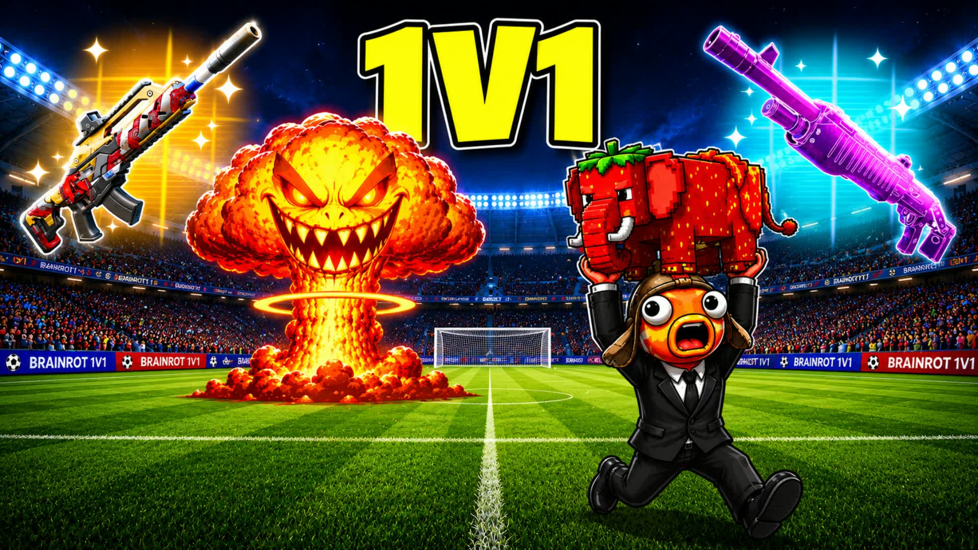 Brainrot 1v1 foot ffa
