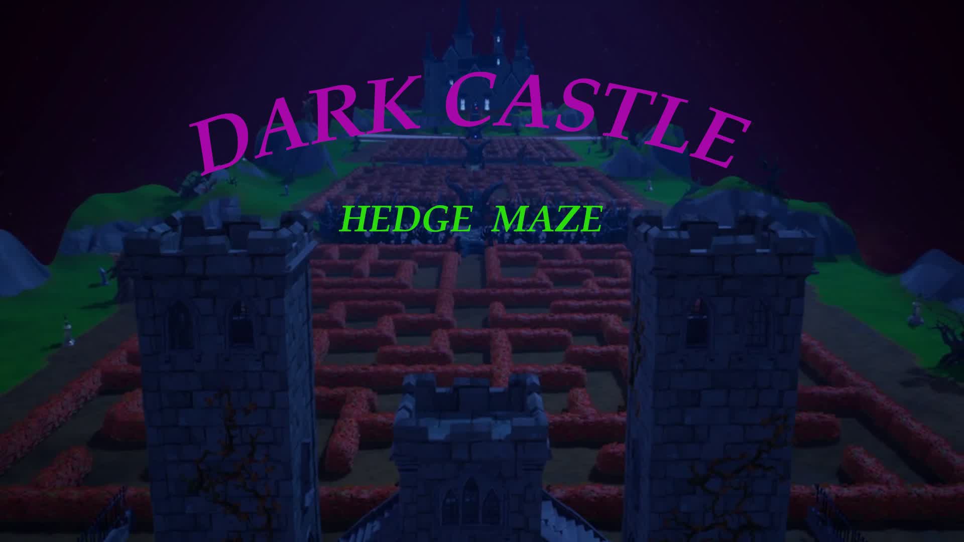 Dark Castle Hedge Maze