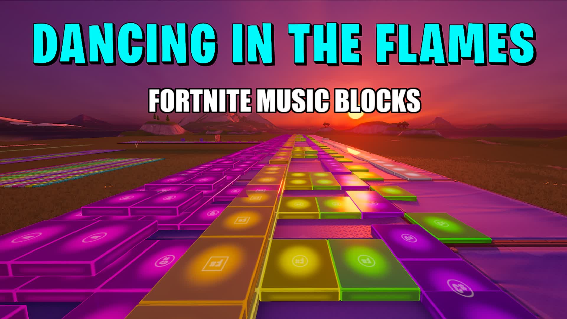 Dancing In The Flames Music Blocks Cover