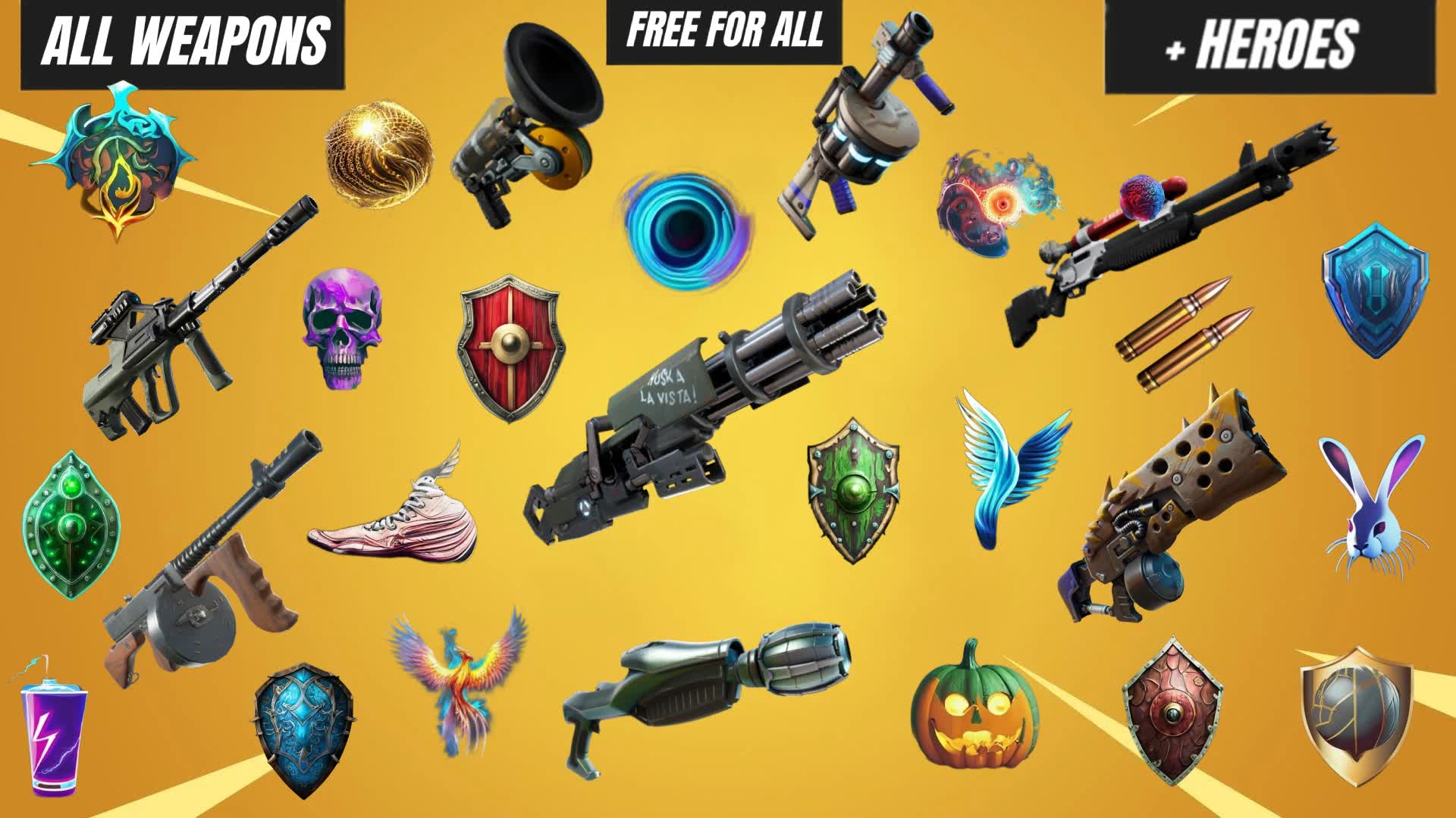 All Weapons Free For All + Heroes 🦸‍♂️