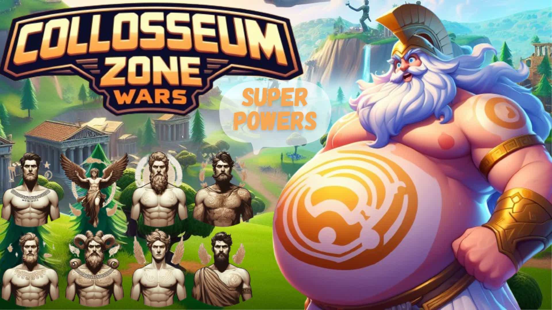 Greek Gods Superpower Zone Wars