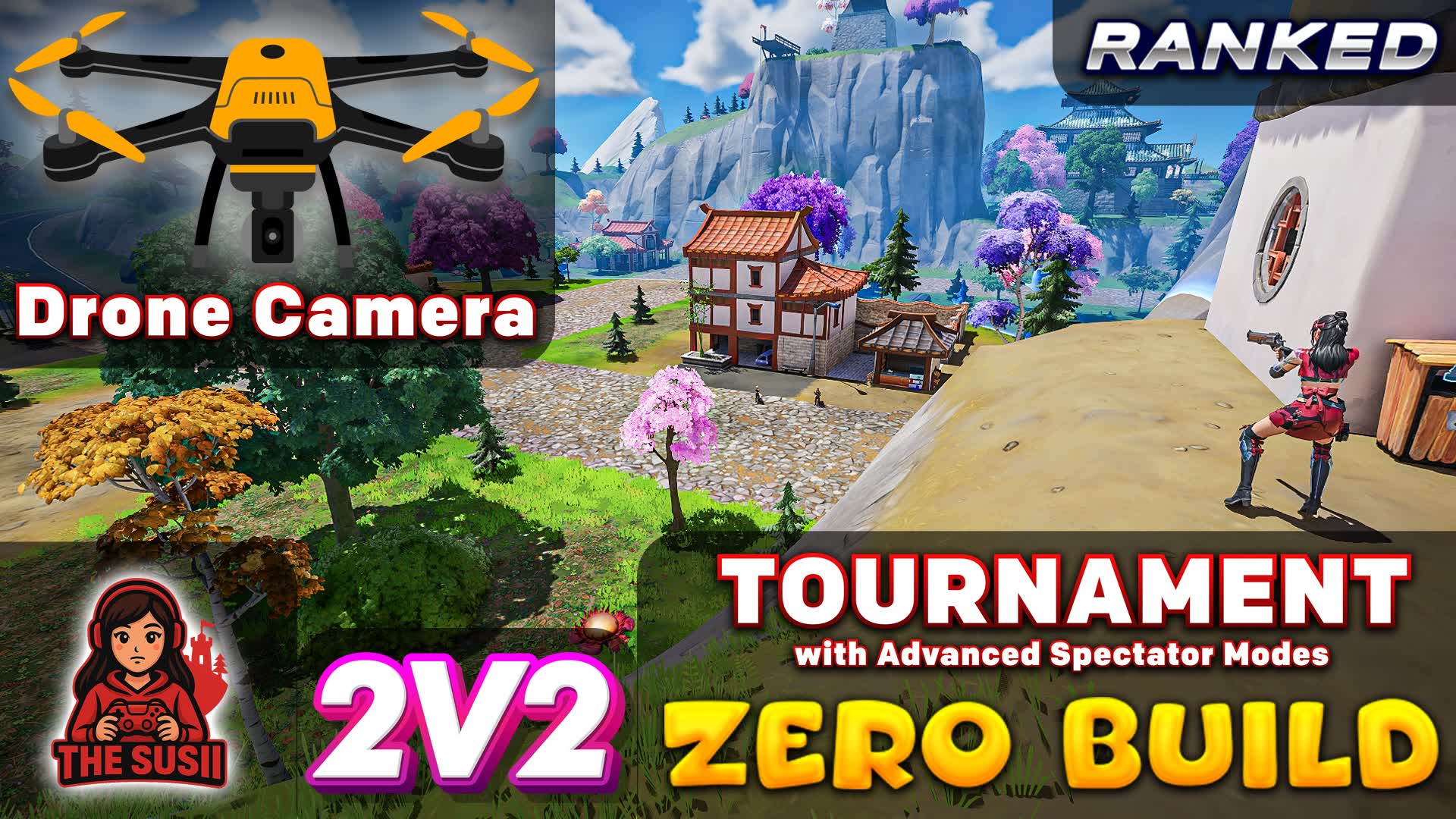⭐2V2 - TOURNAMENT - RANDOM ZONES⭐DRONE