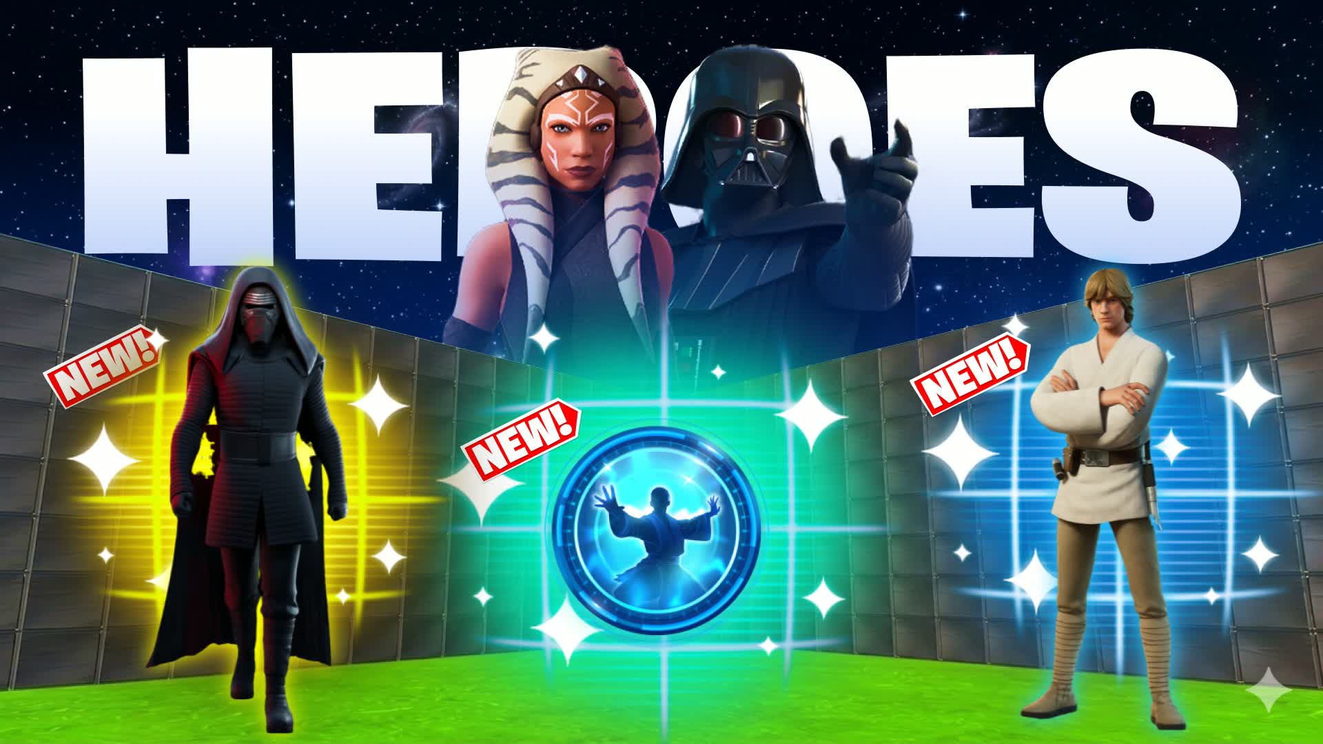 HEROES STAR WARS 1V1 ALL GUNS