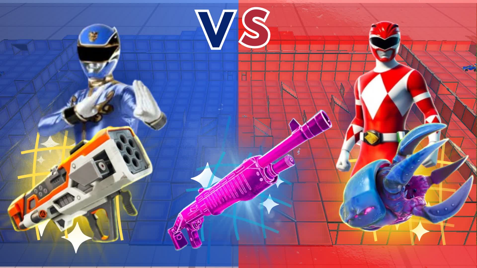 Súper Red vs Blue big 🔵🔴