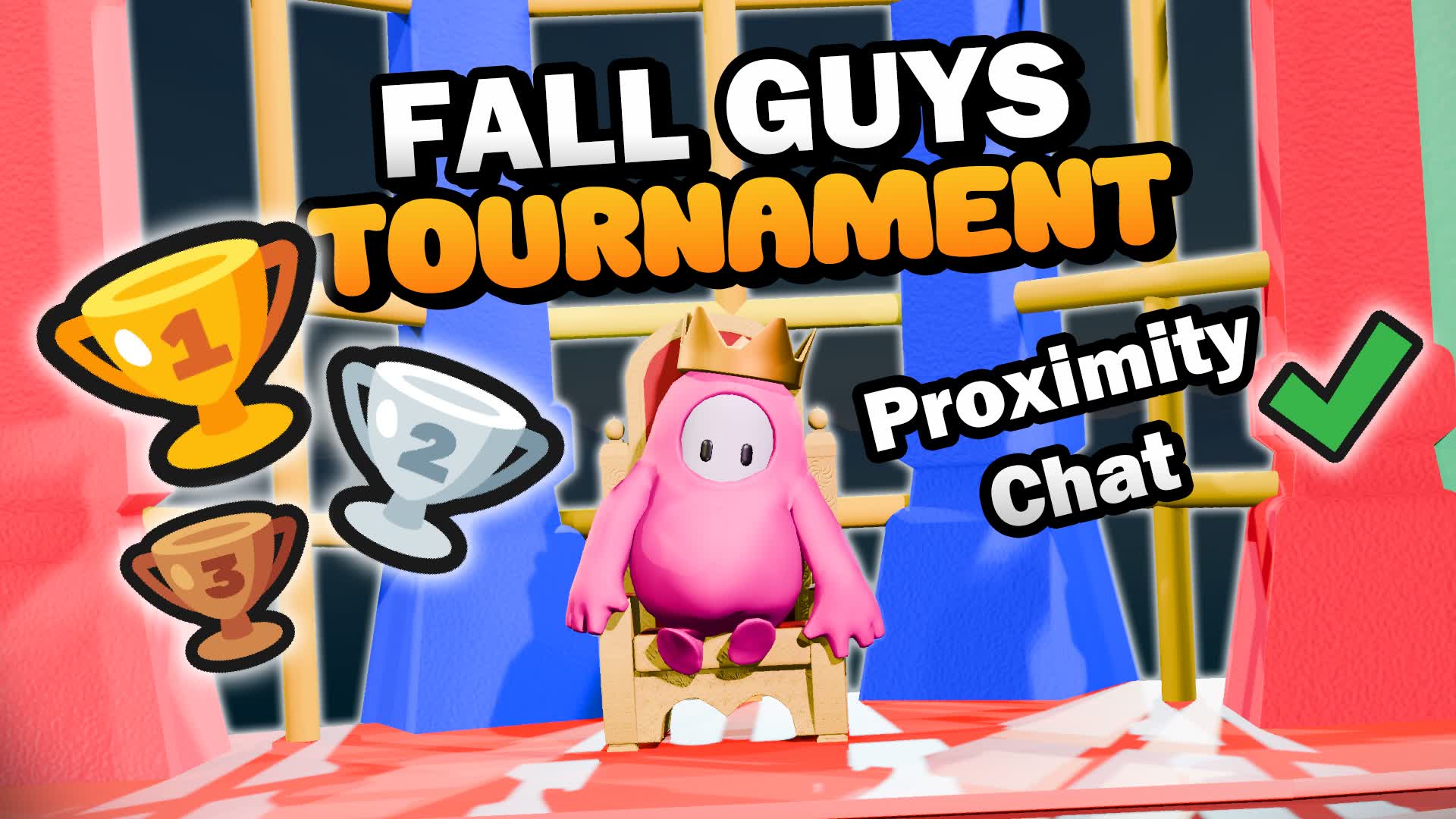 Fall Guys Tournament 🏆(Proximity Chat)