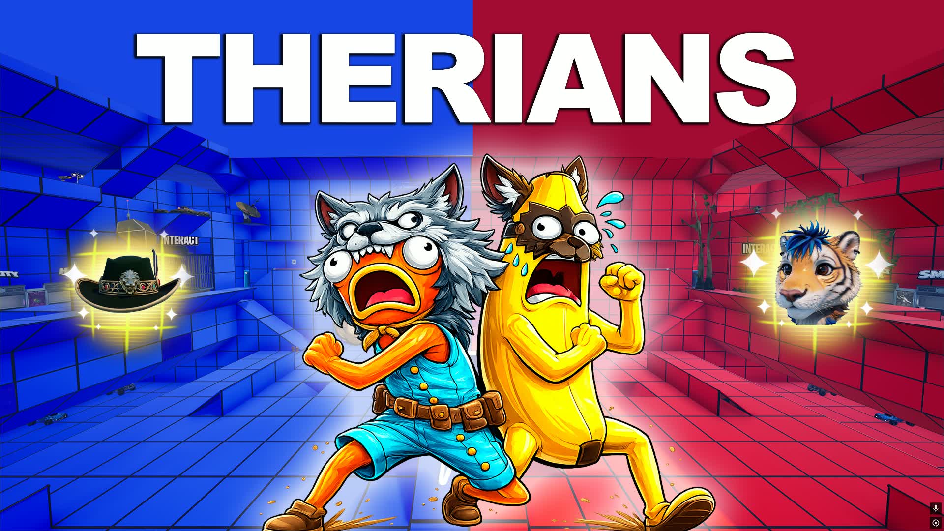 HUNTERS VS THERIANS 🔴RED VS BLUE🔵