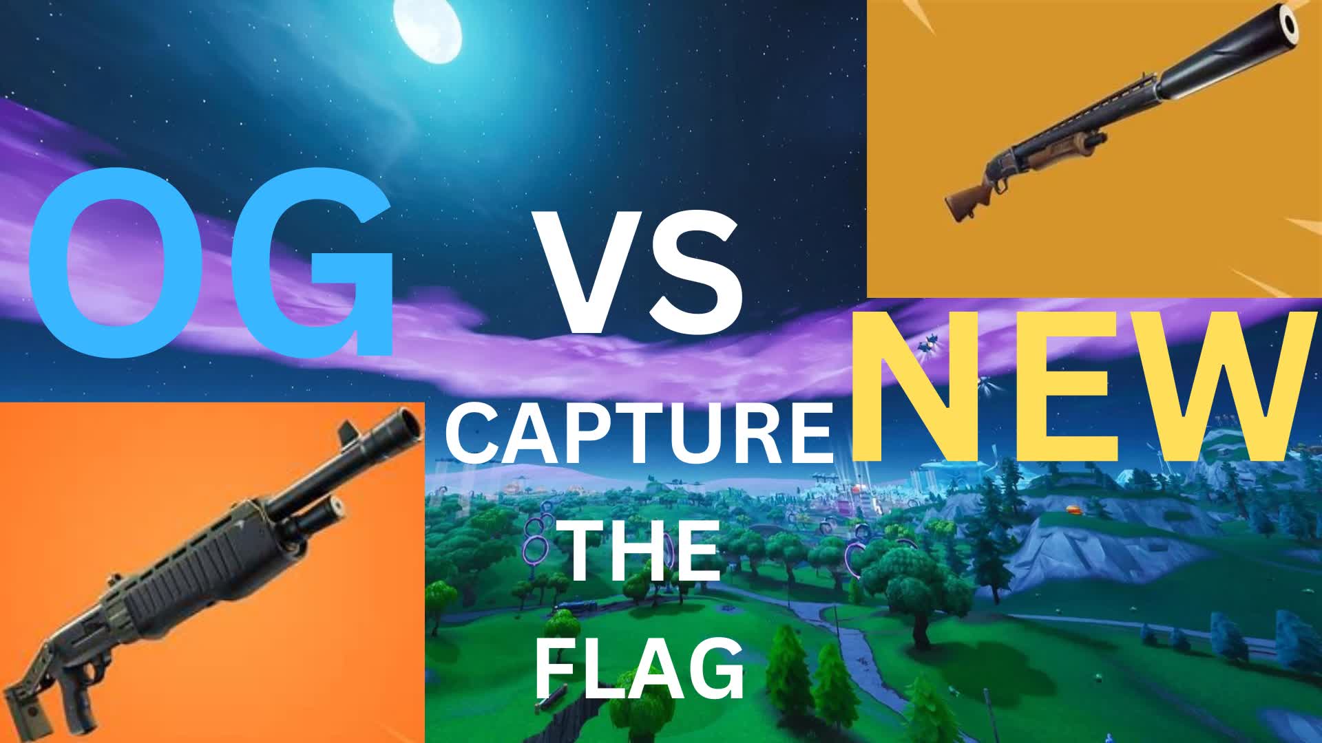 OG (BLUE) VS NEW (GOLD) Capture The Flag