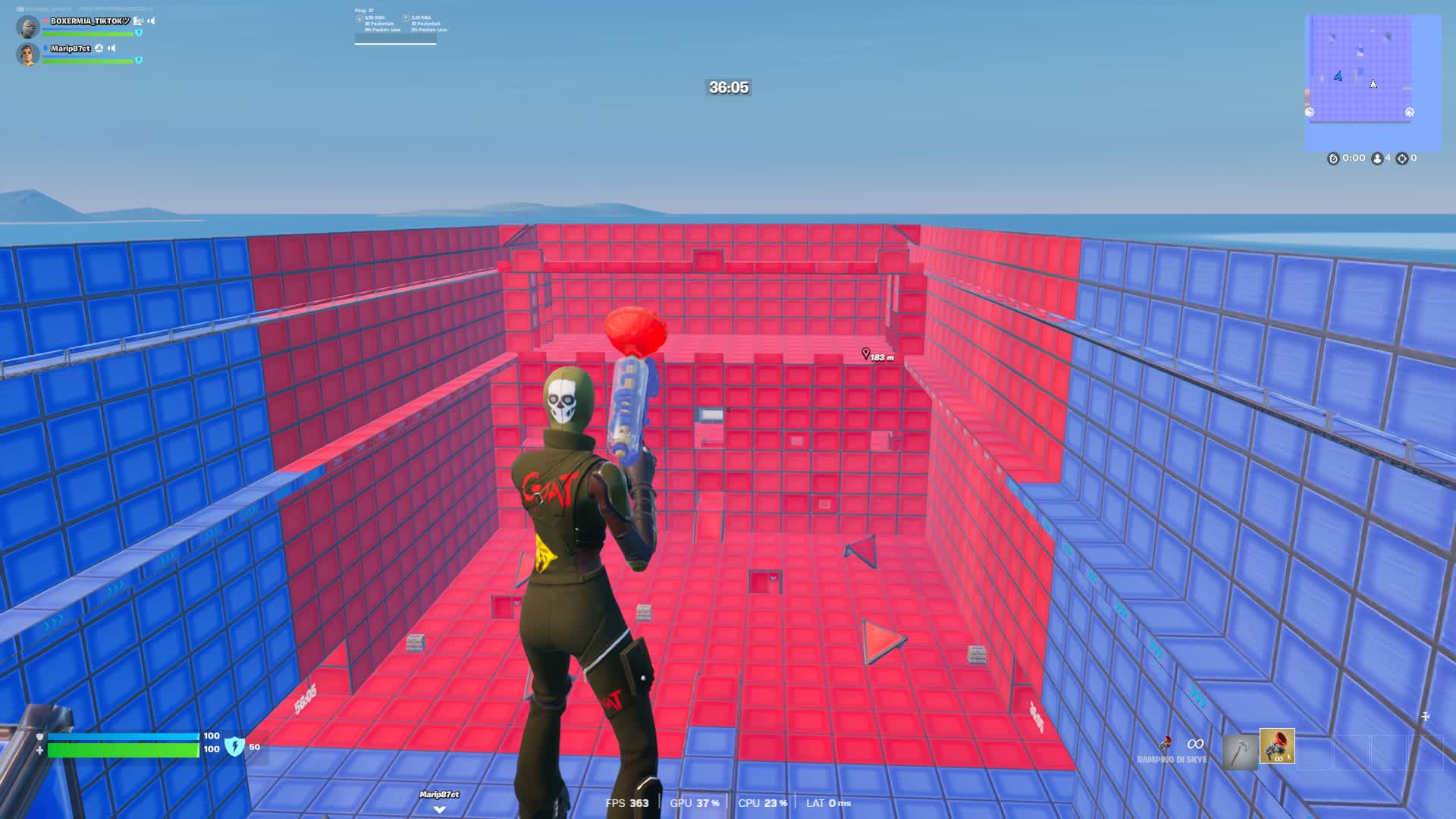 RED VS BLUE ZERO COSTRUZIONI