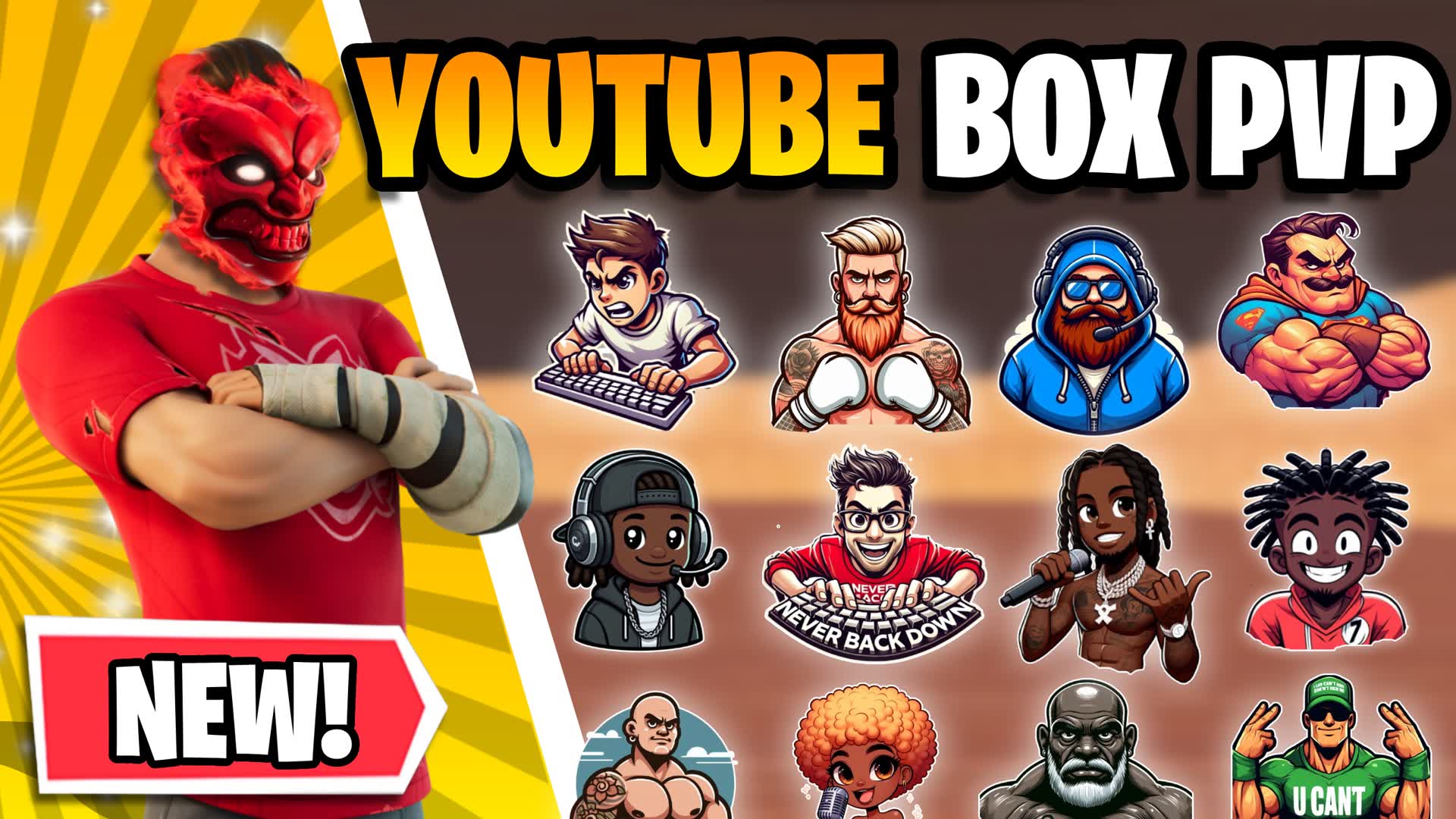 YOUTUBER BOX PVP ABILITIES 🎯