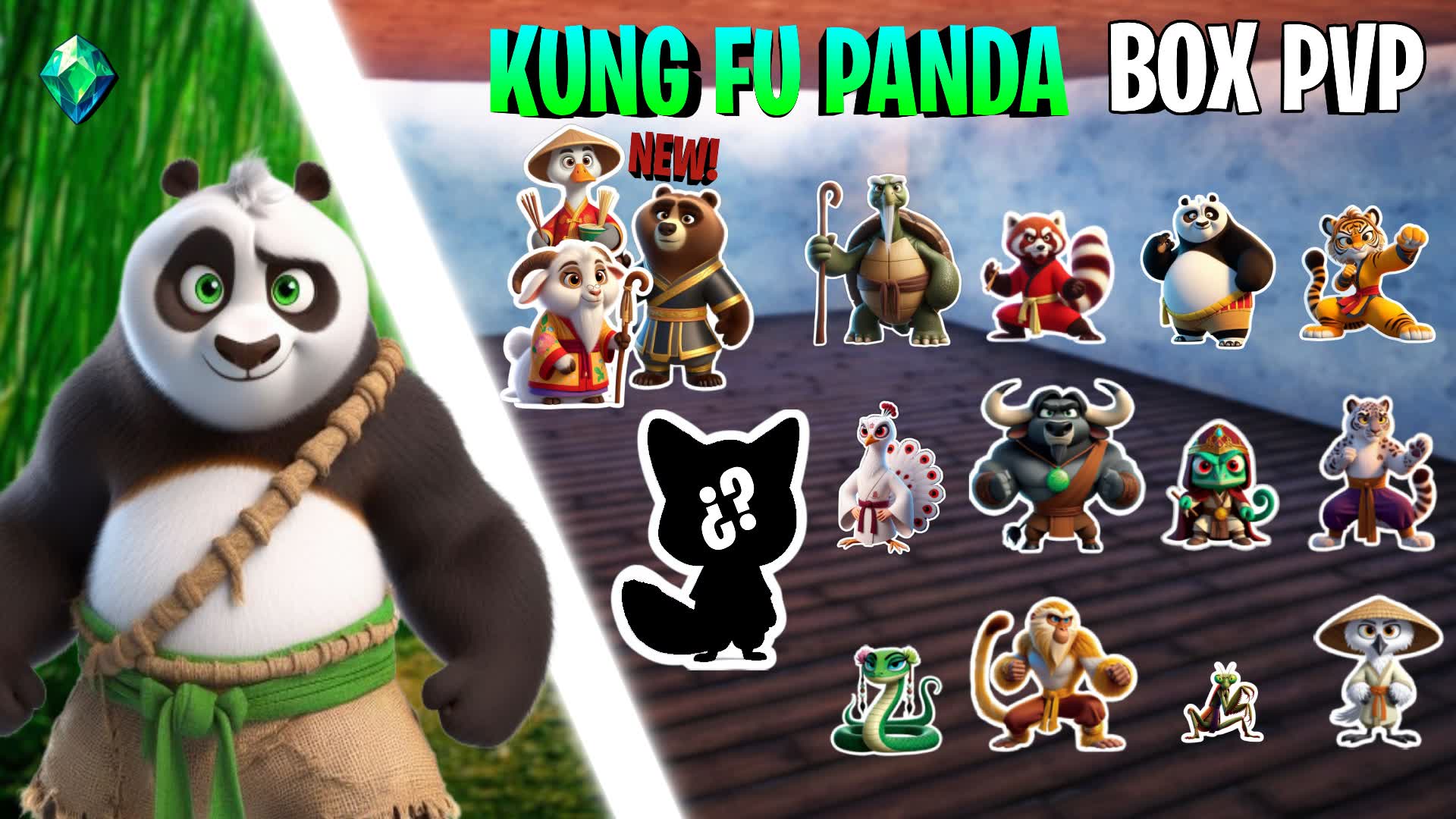 🦎🐼KUNG FU PANDA BOX PVP📦