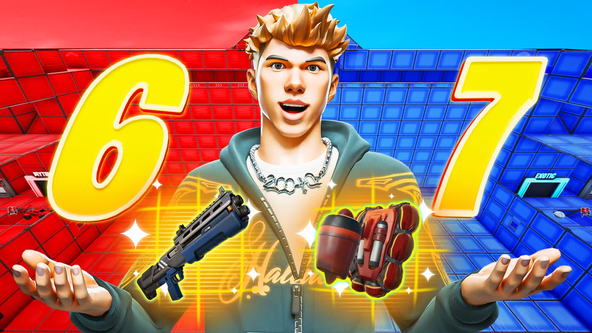 CRAZY 6VS7 RED VS BLUE