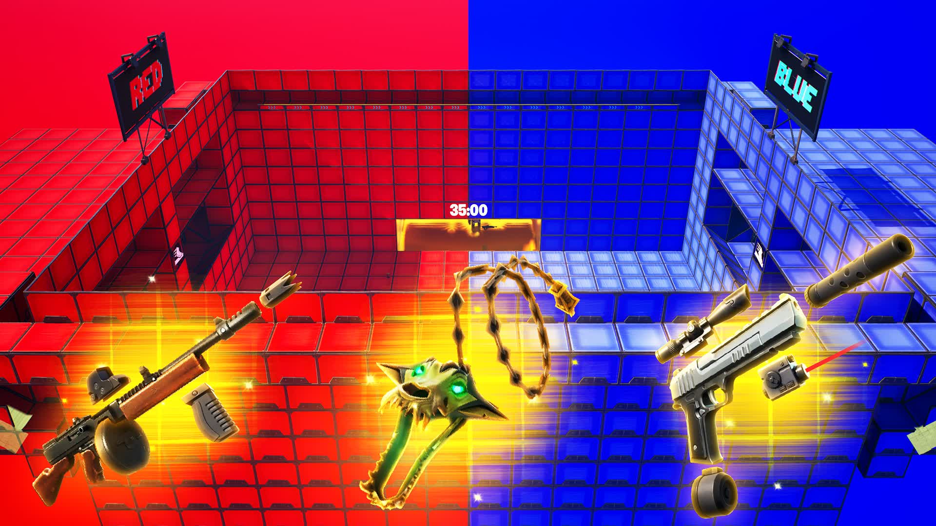 Crazy red vs blue