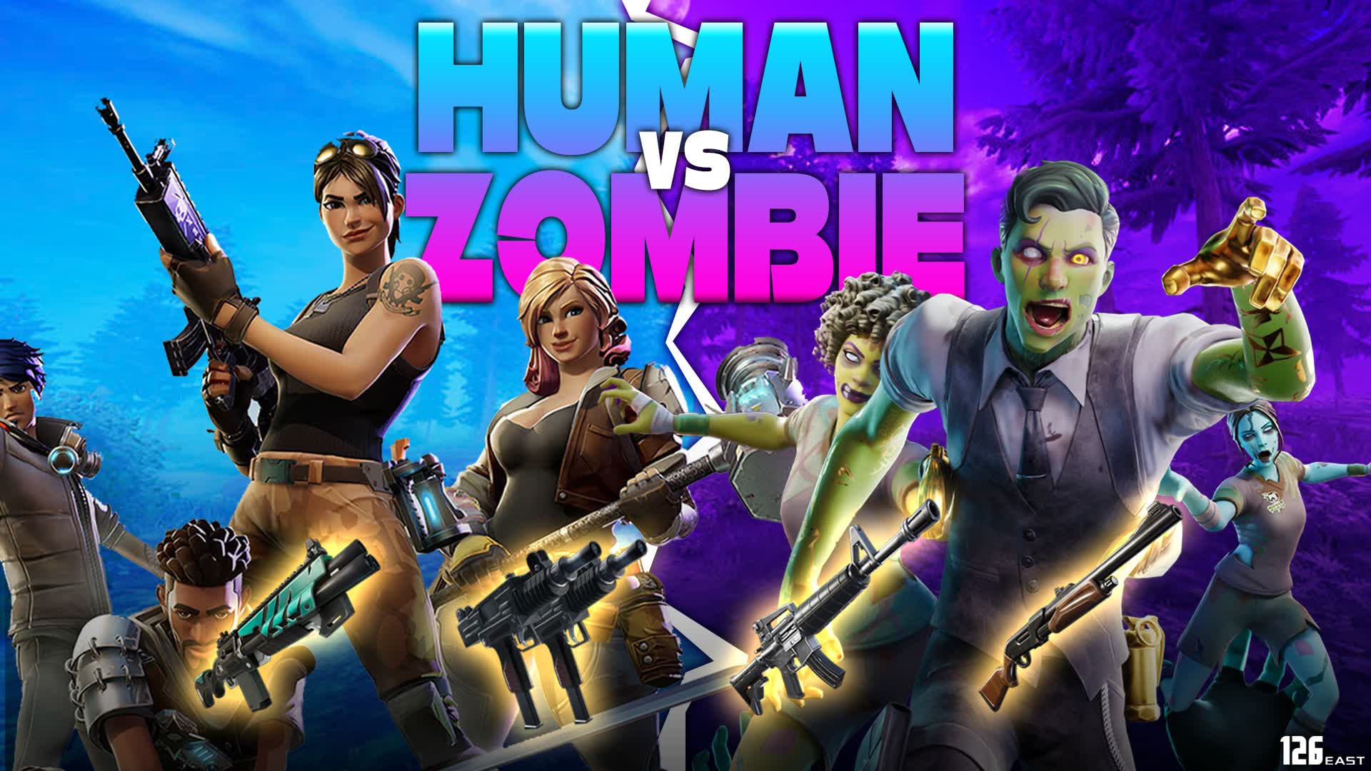 🧟Human VS Zombie👤 🟣🔵