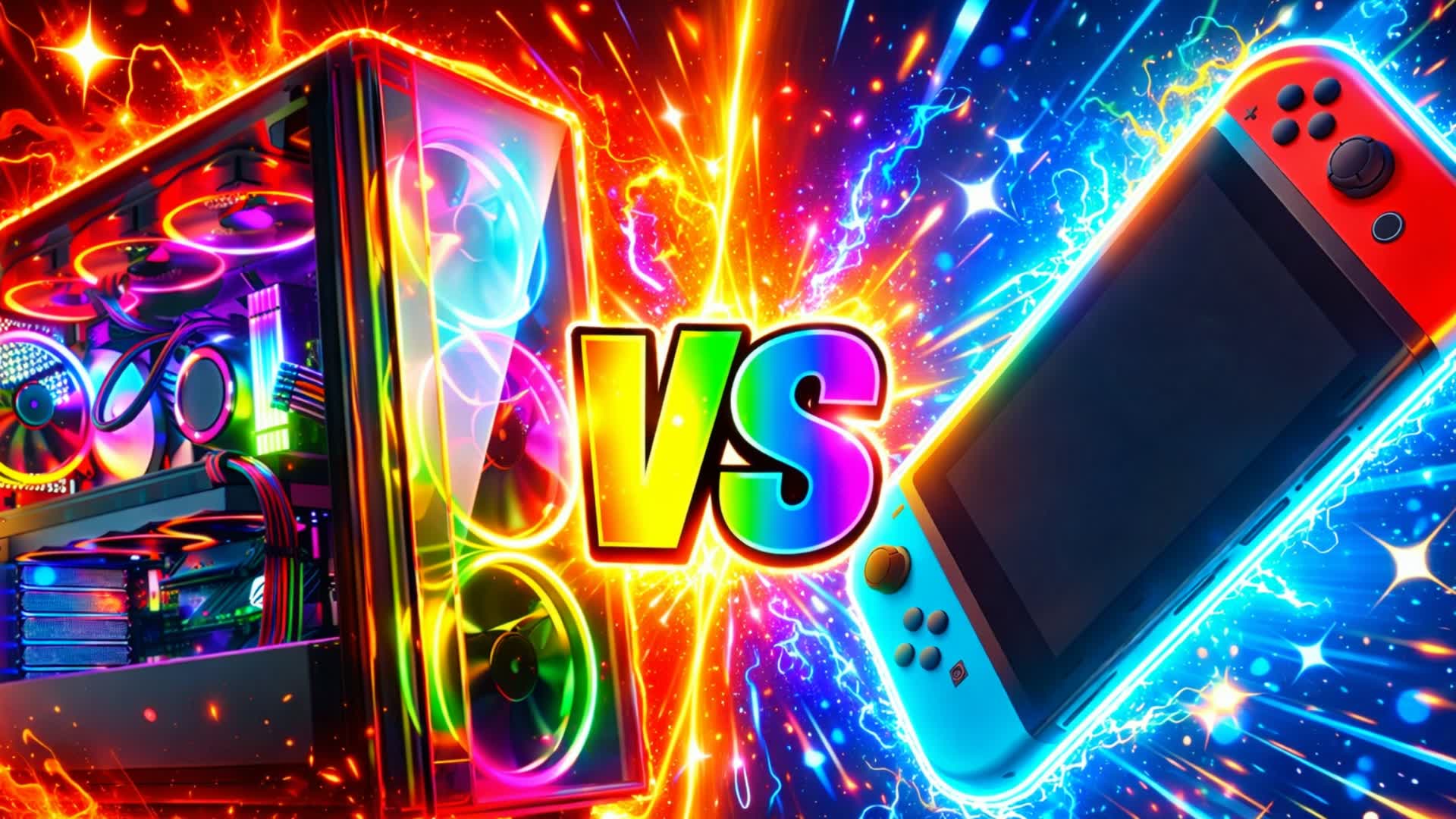 PC VS SWITCH RED VS BLUE 🔴🔵
