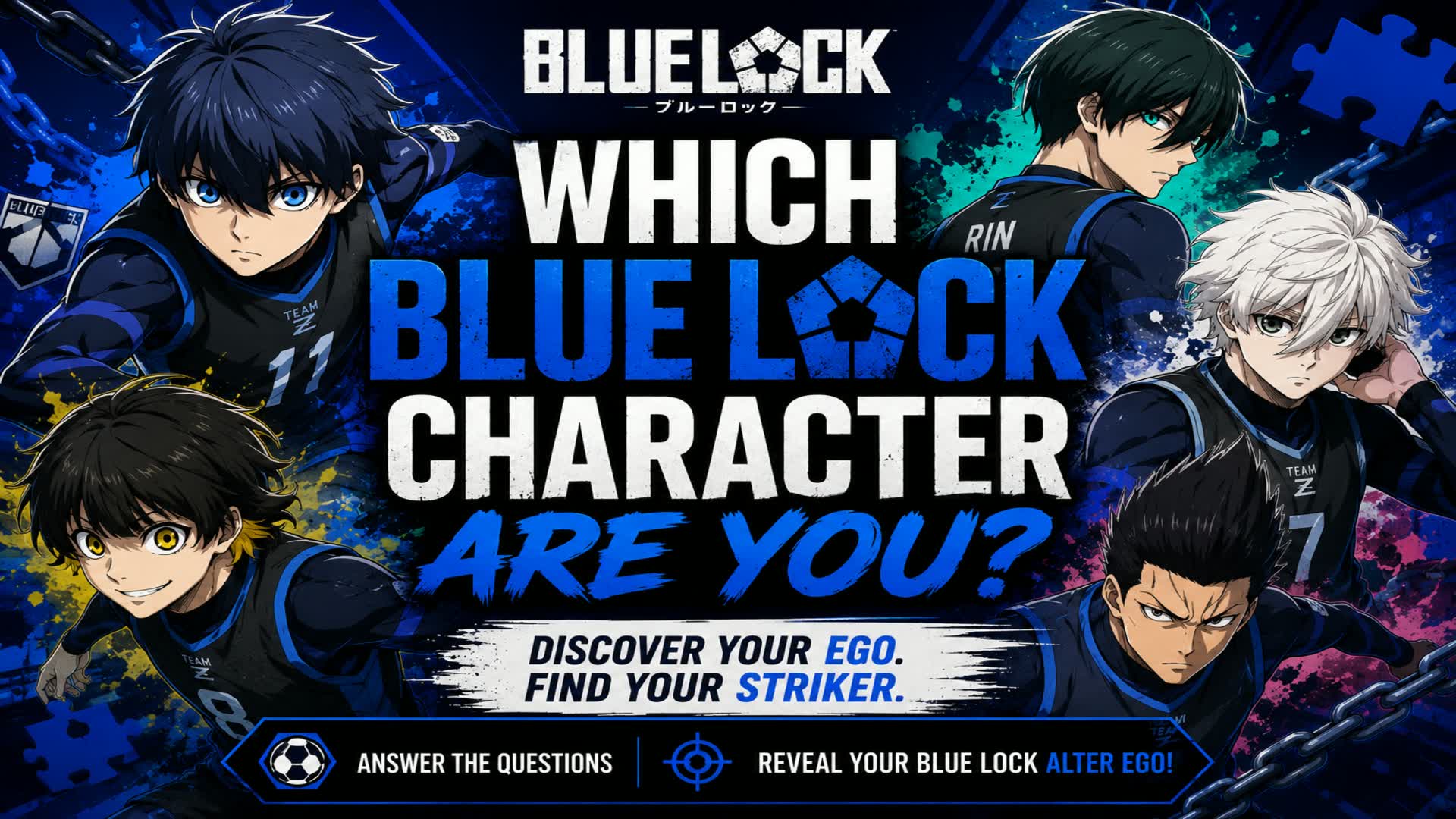 Which Blue Lock Character Are You?| QUIZ