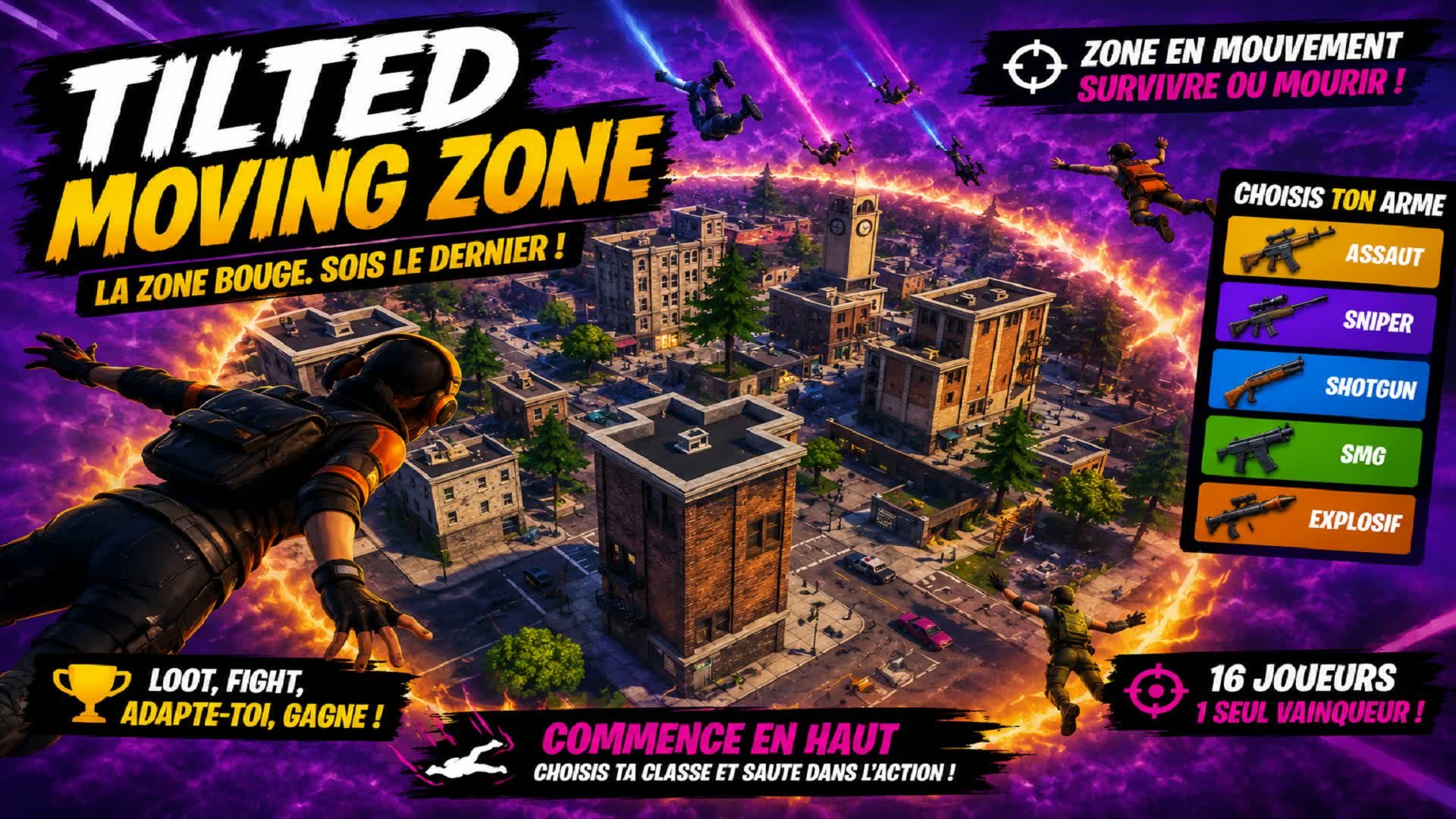 TILTED TOWERS MOVING ZONE 🔥
