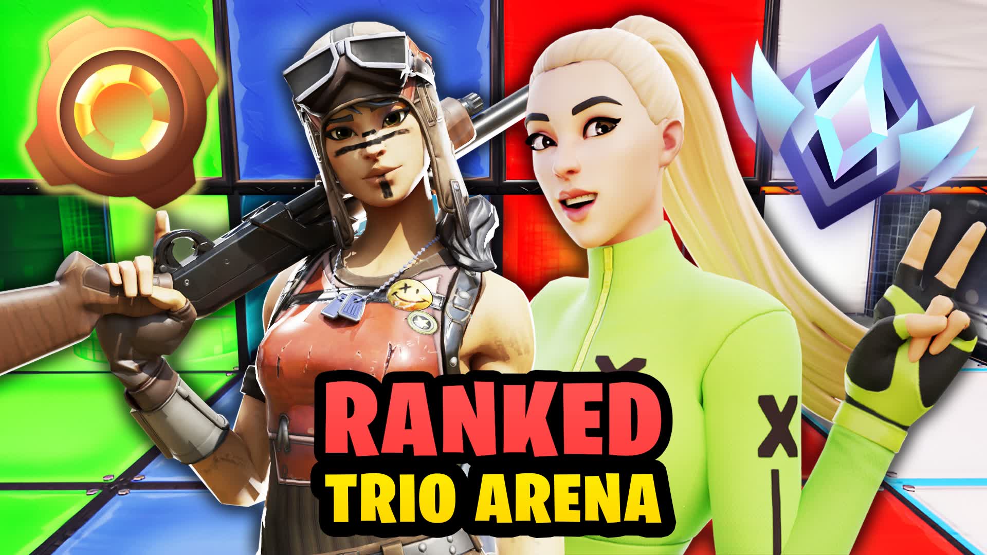🏆 RANKED TRIO ARENA - ZONE WARS 🌀