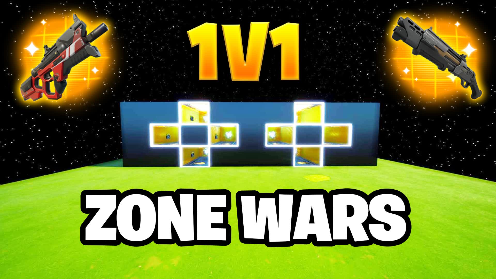 ⭐1V1 ZONE WARS⭐