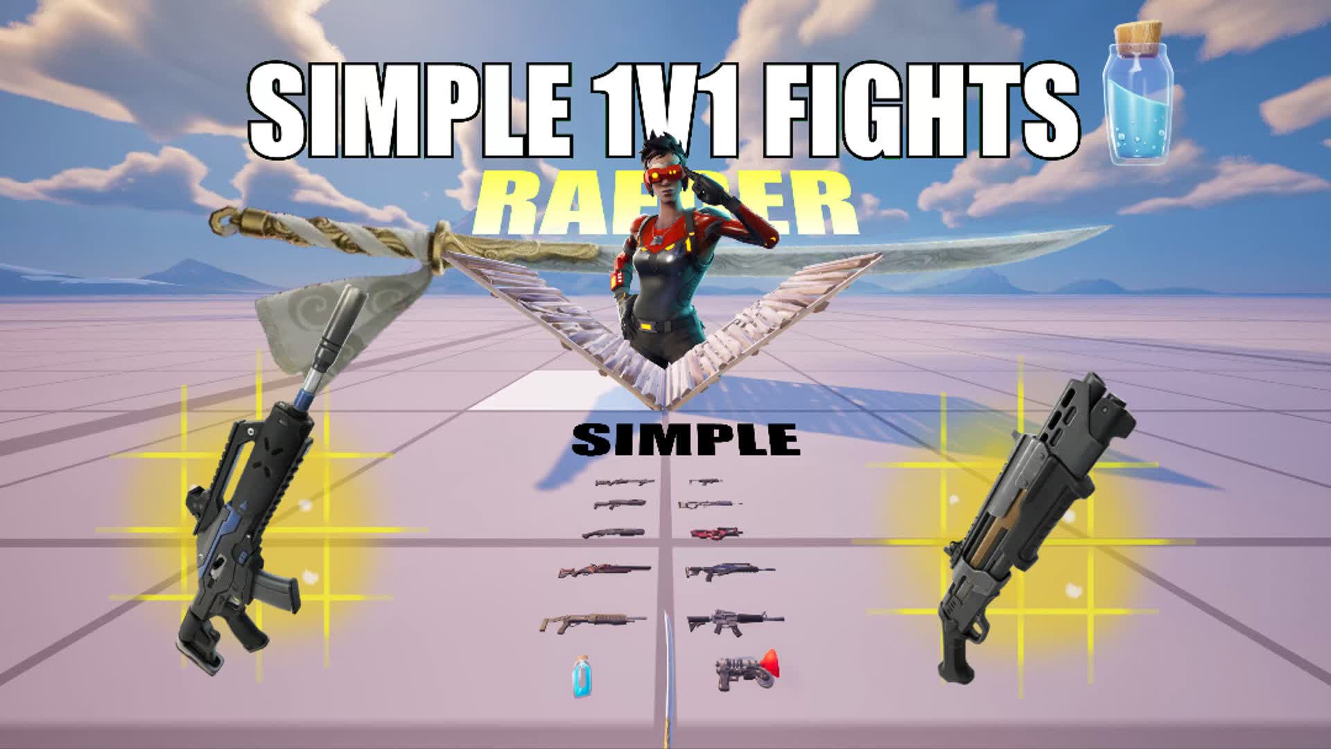 💣Simple Raeder 1v1 Map🧨