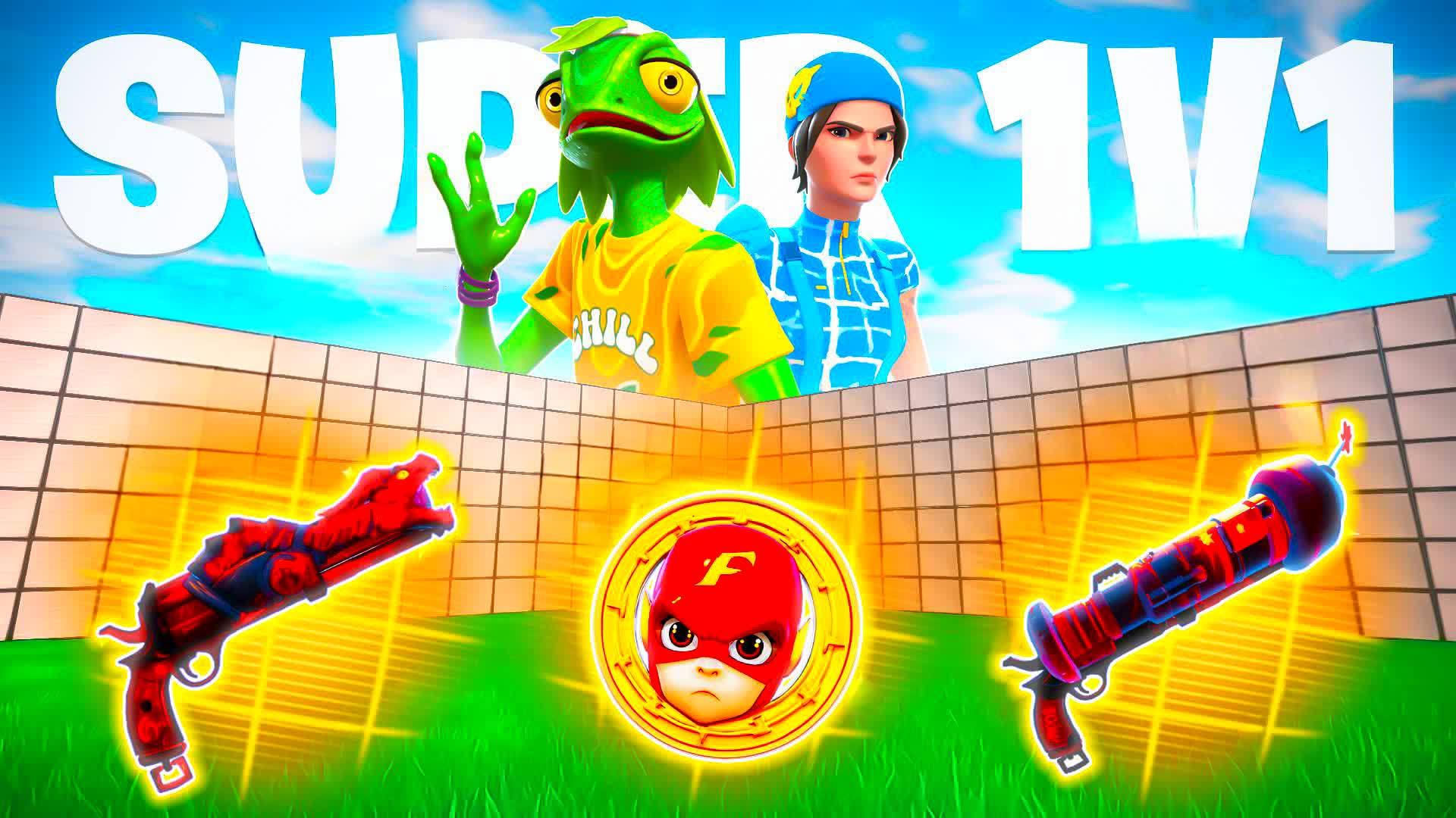 1V1 SUPER FFA ALL GUNS 1479-9107-3964⭐️