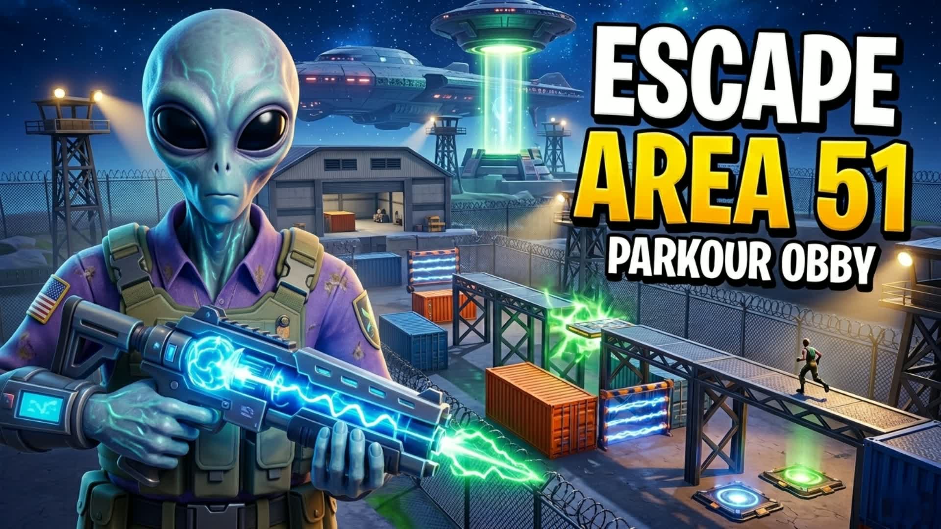 ESCAPE AREA 51 PARKOUR 100+