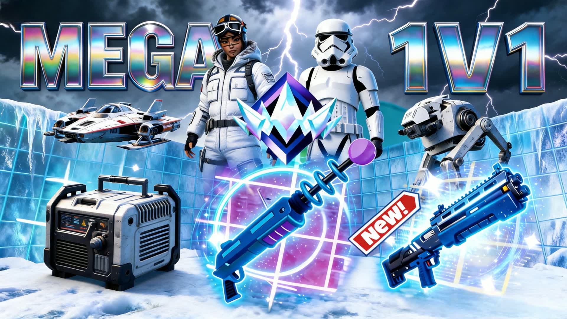 STAR WARS MEGA 1V1 WITH EVERY GUN