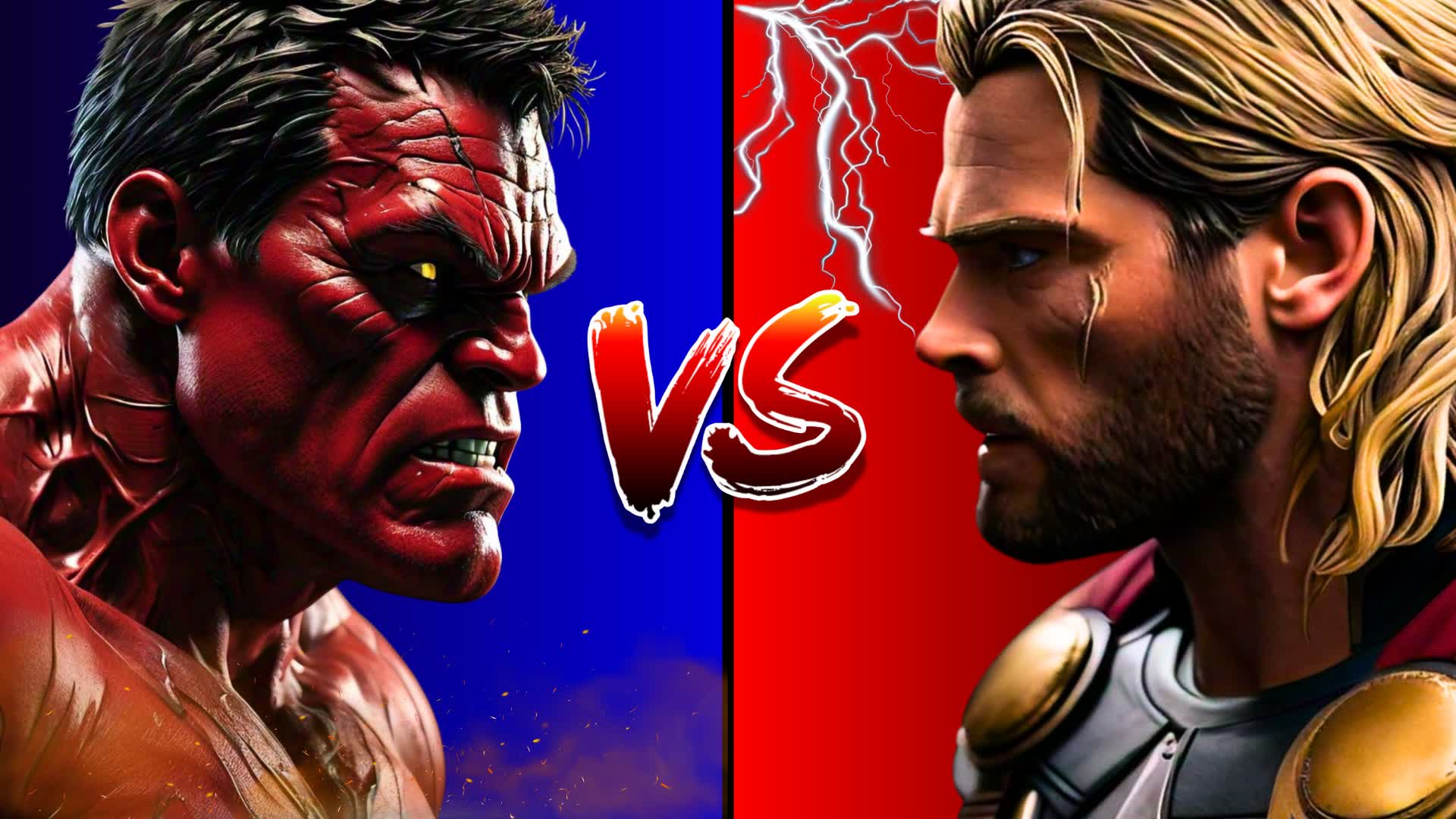 RED VS BLUE-HEROES VS VILLIANS