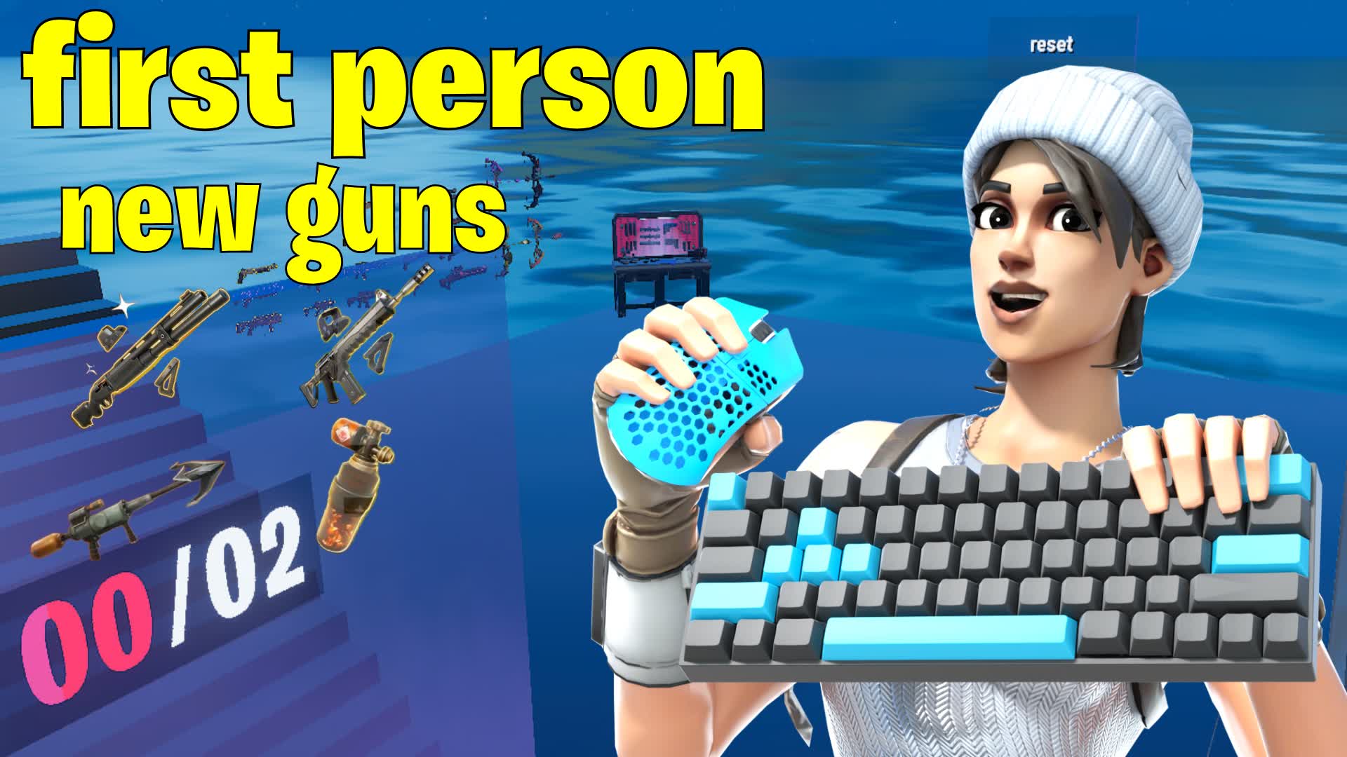 1V1 first person DUBLE POMP