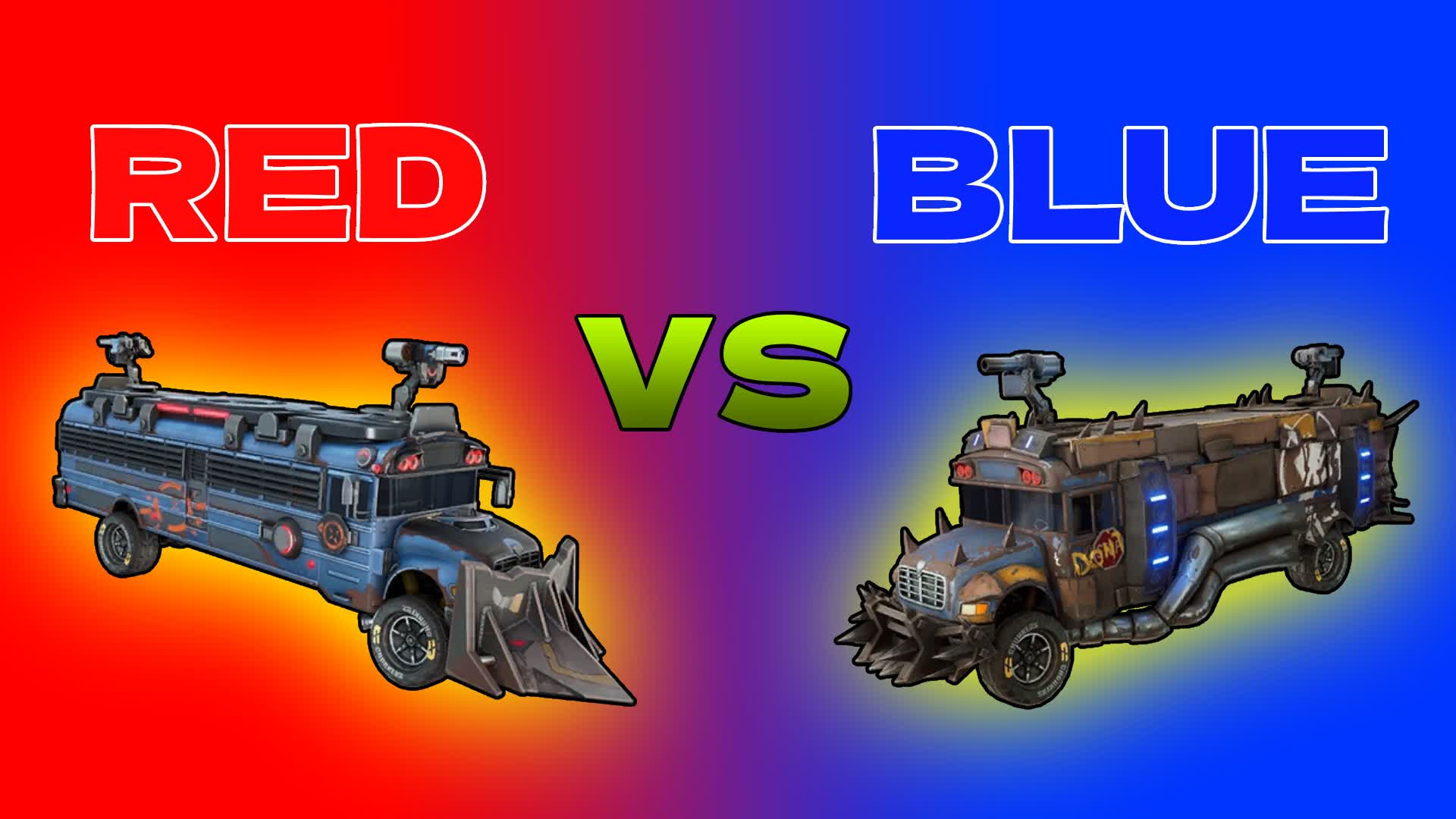 Vehicle Red vs Blue🚌🔴🔵