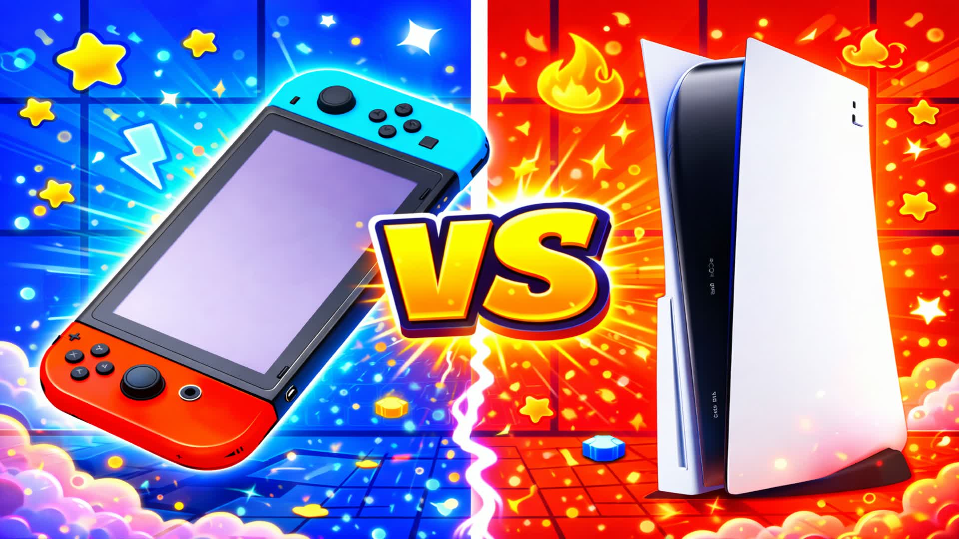 FUNNY RED VS BLUE CONSOLE 🔴🔵⭐️