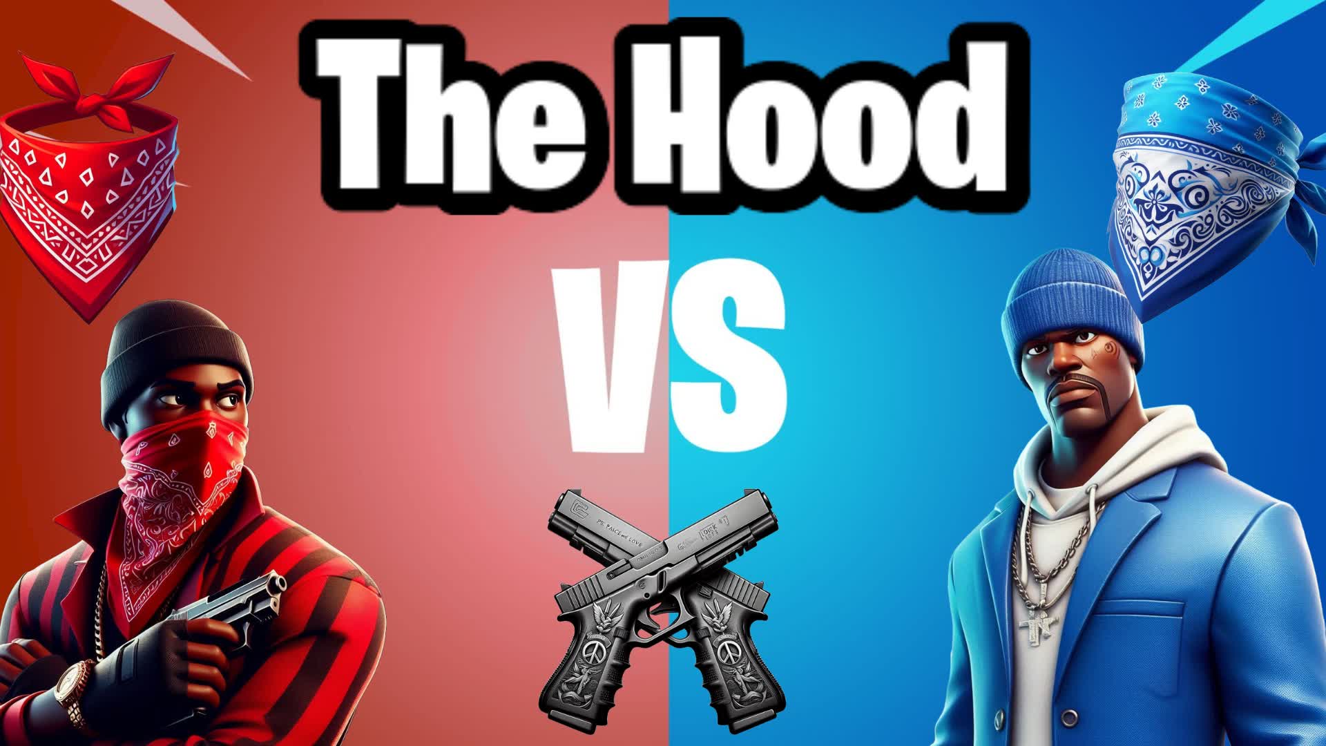 The Hood 🔴Red VS Blue🔵