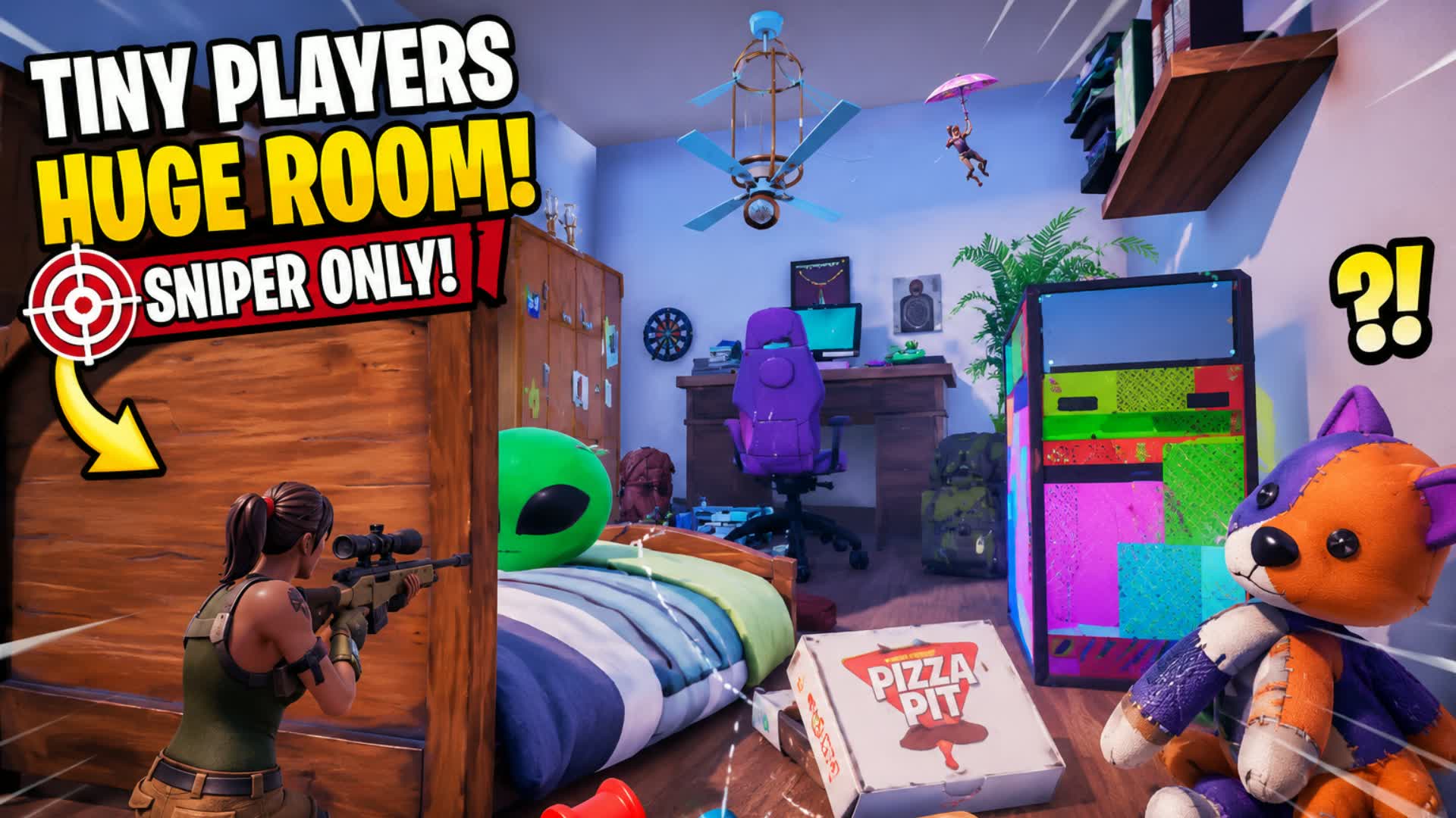 Tiny Snipers: Giant Bedroom FFA