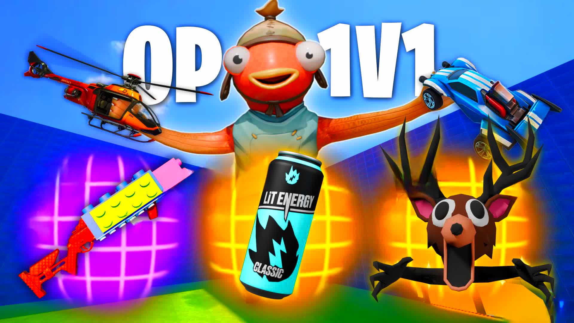 OP 1V1 ALL WEAPONS FFA 3417-0731-1266⭐️