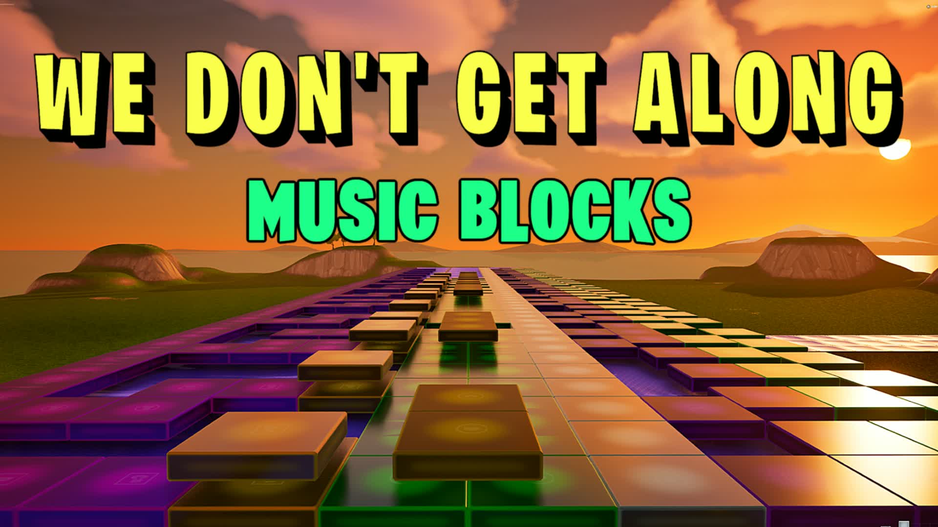 We Don't Get Along Music Blocks Cover