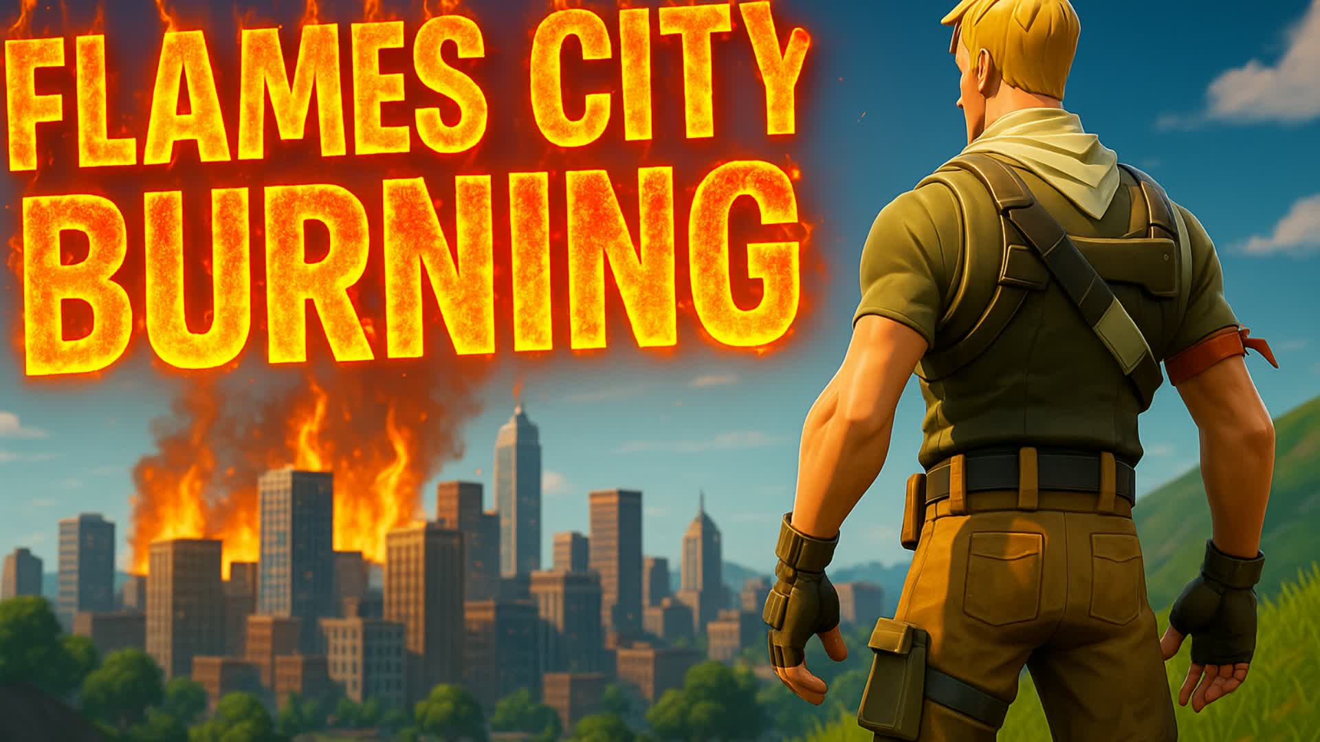 Flame city downtown