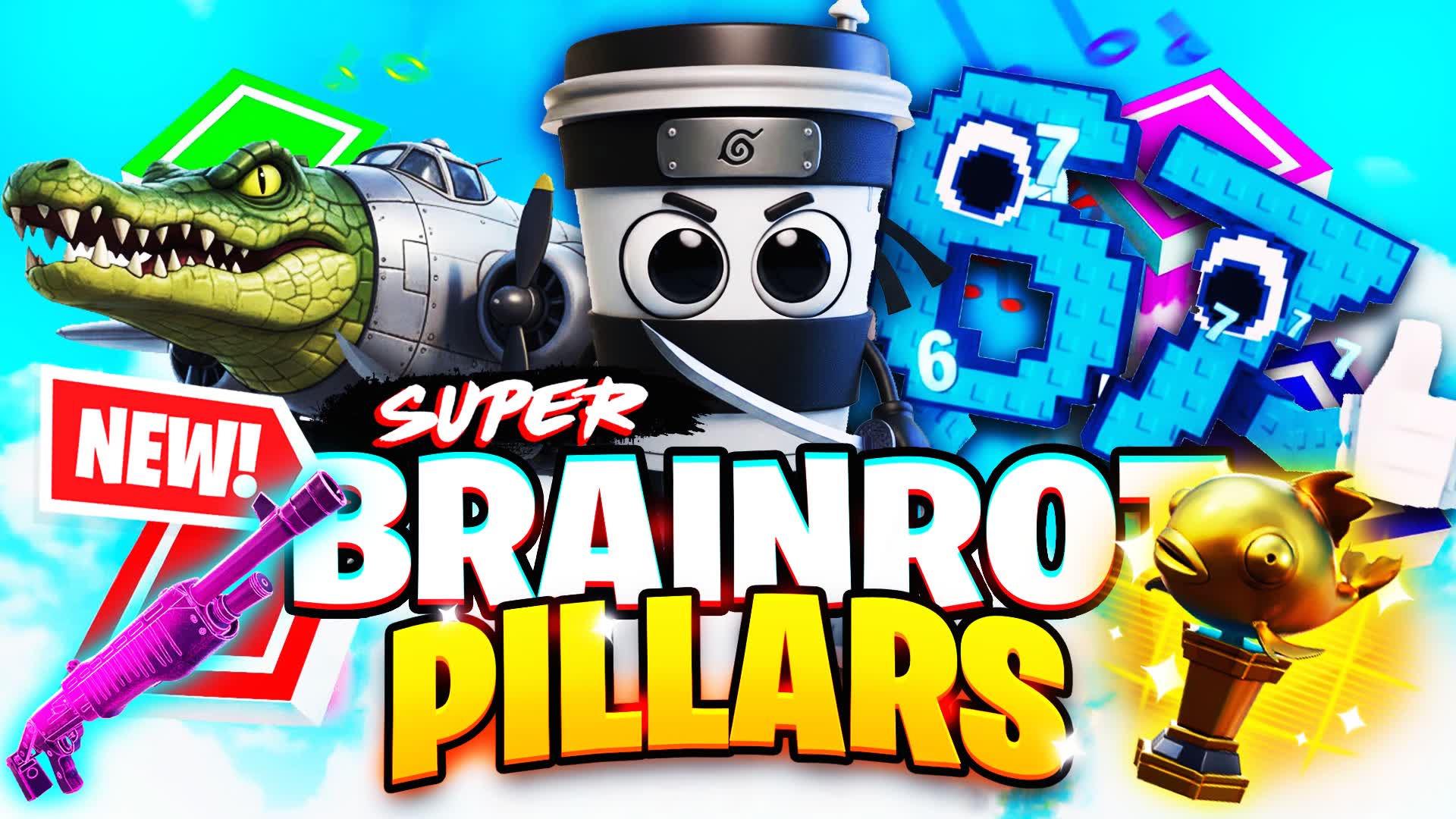 SUPER BRAINROT PILLARS 🧠 🤣