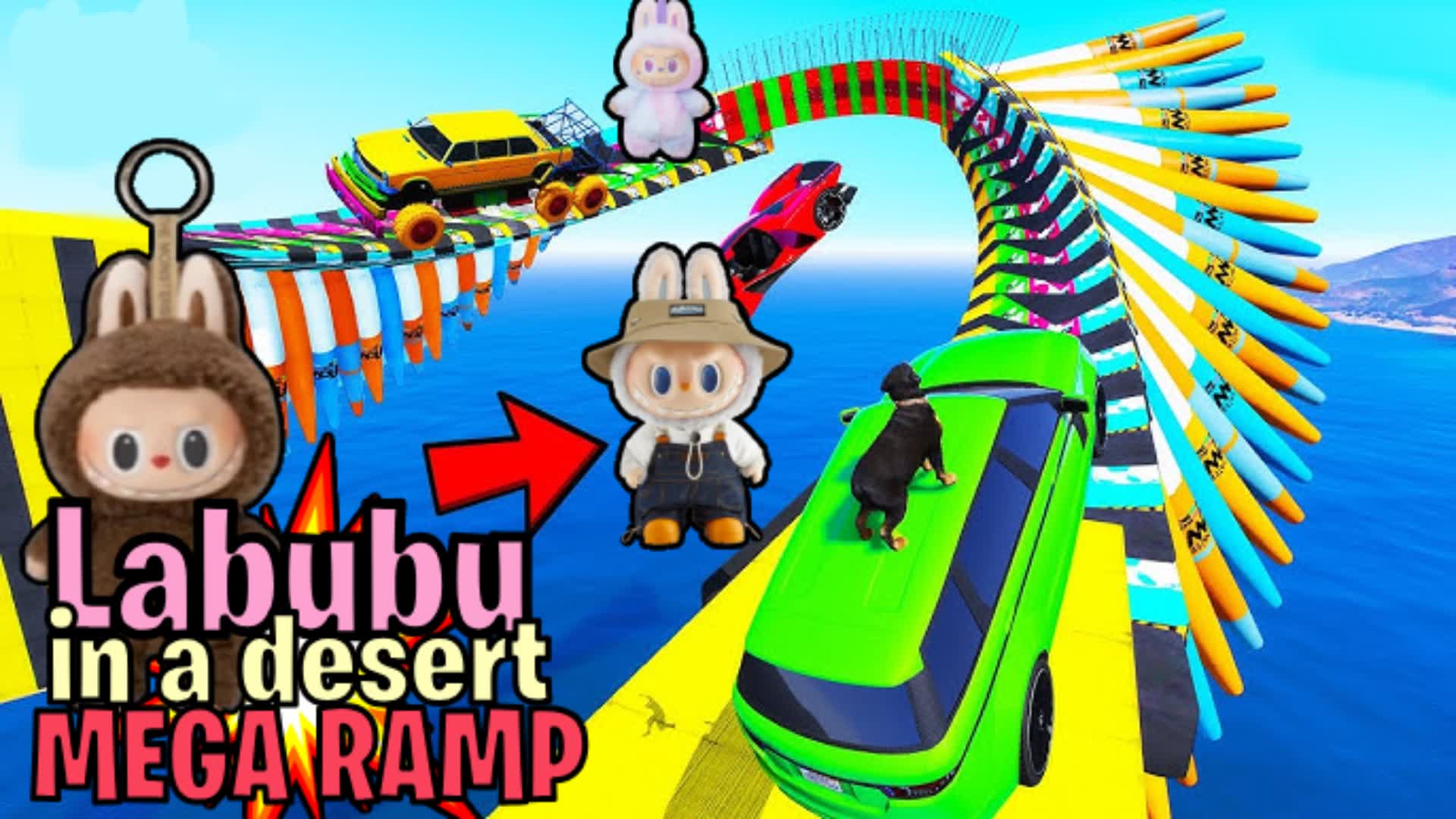 🤐LaBuBu in a DESERT MEGARAMP🌵