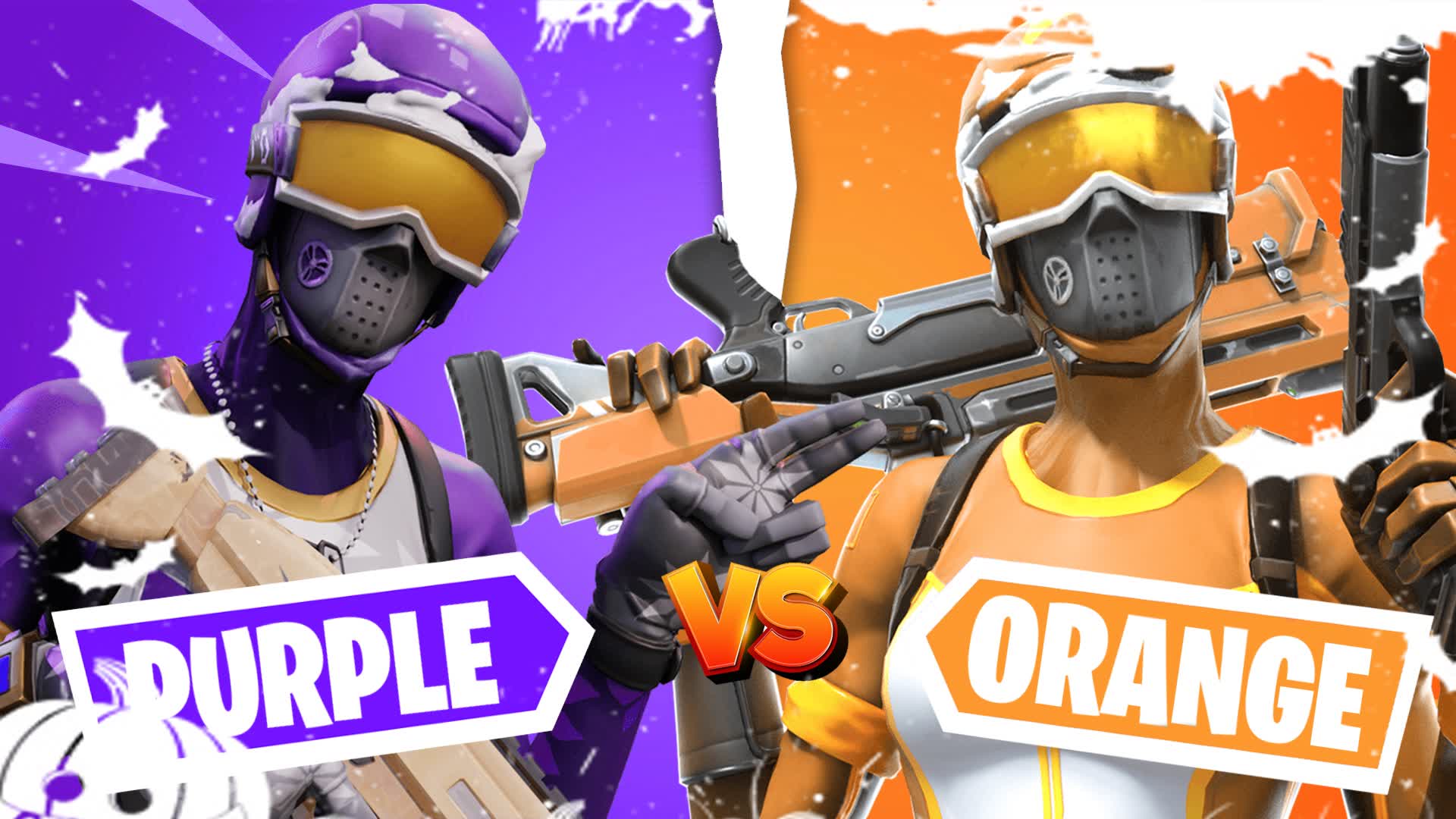 🎃🟠Orange vs Purple🟣👻HALLOWEEN THEMED