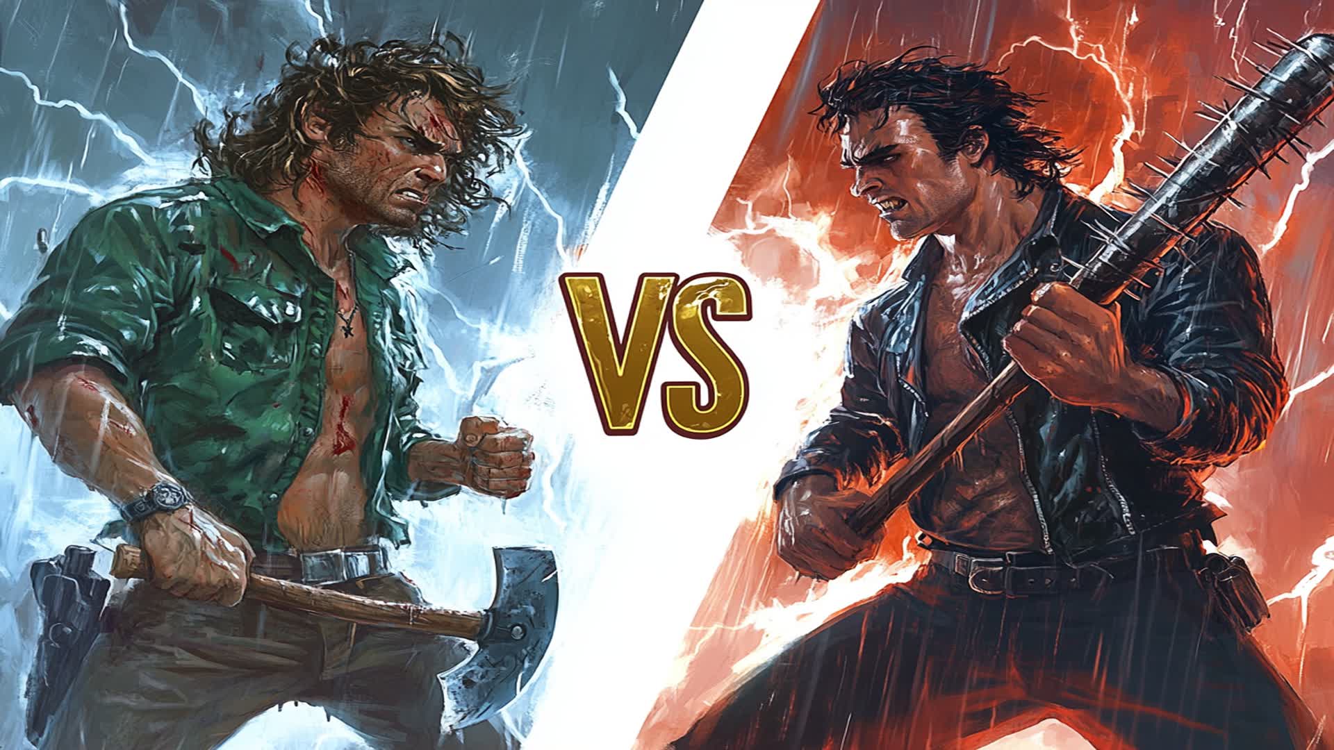🔵 Rick Survivors vs 🔴 Negan Saviors 💀