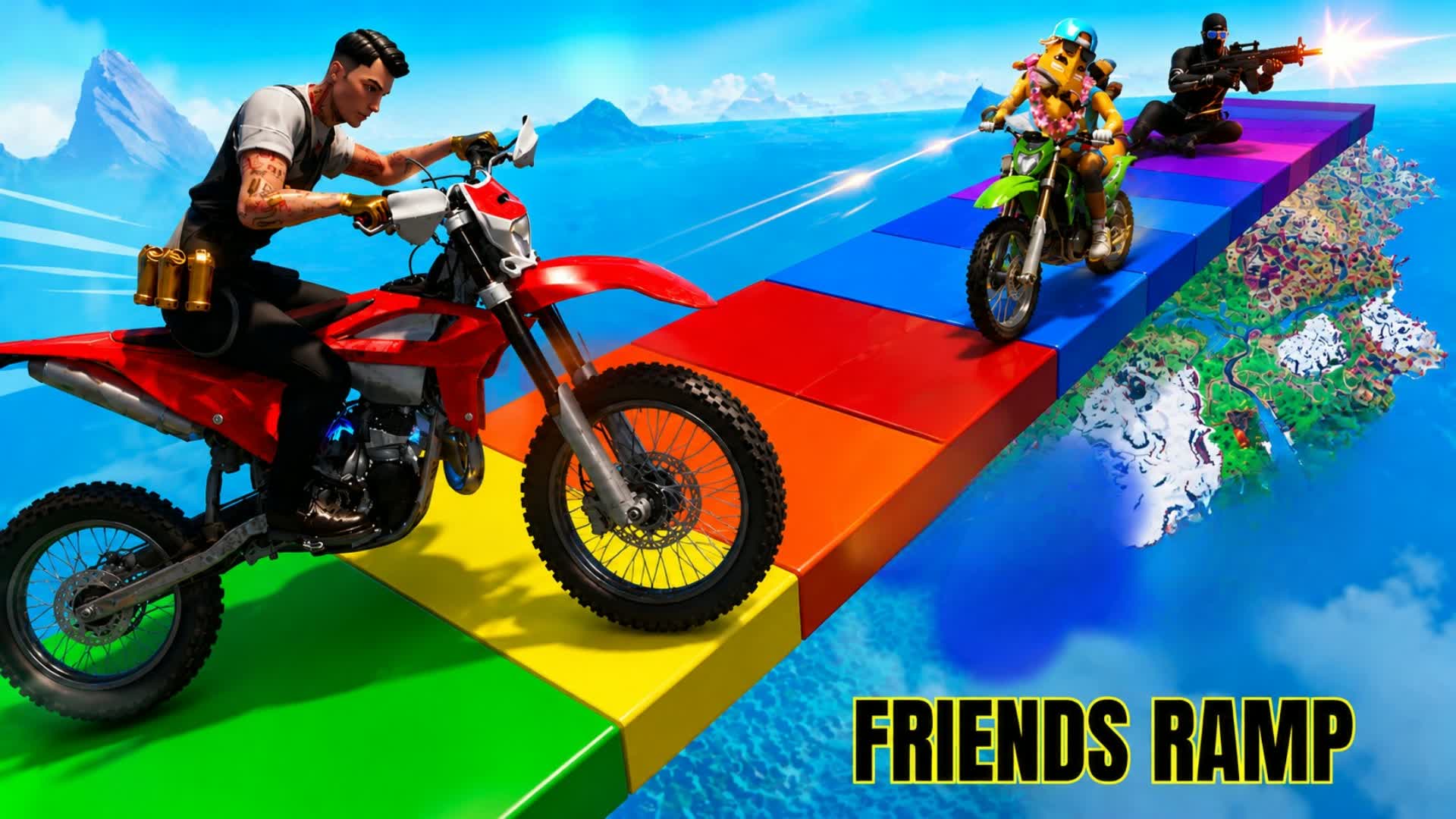 🚗 MYTHIC RACING FFA 💥MEGA RAMP