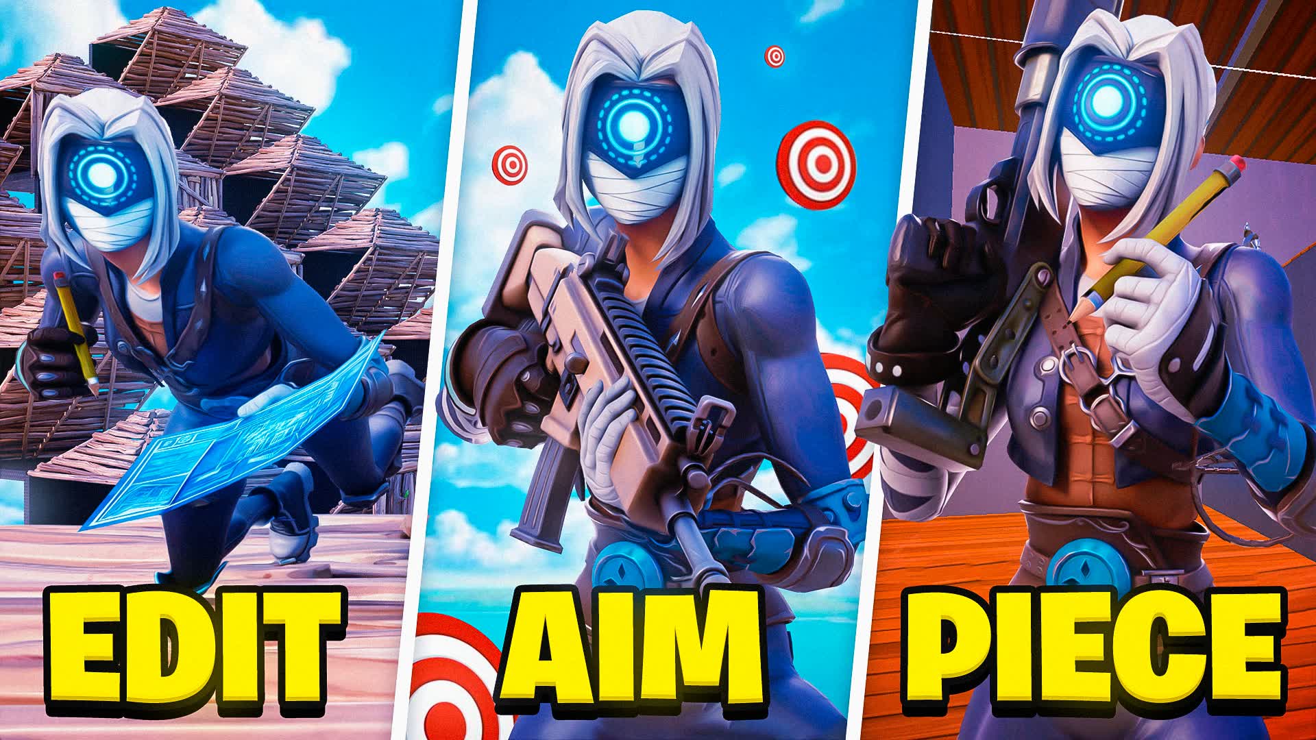 🎯 Pro Aim Edit Piece Control &  1v1