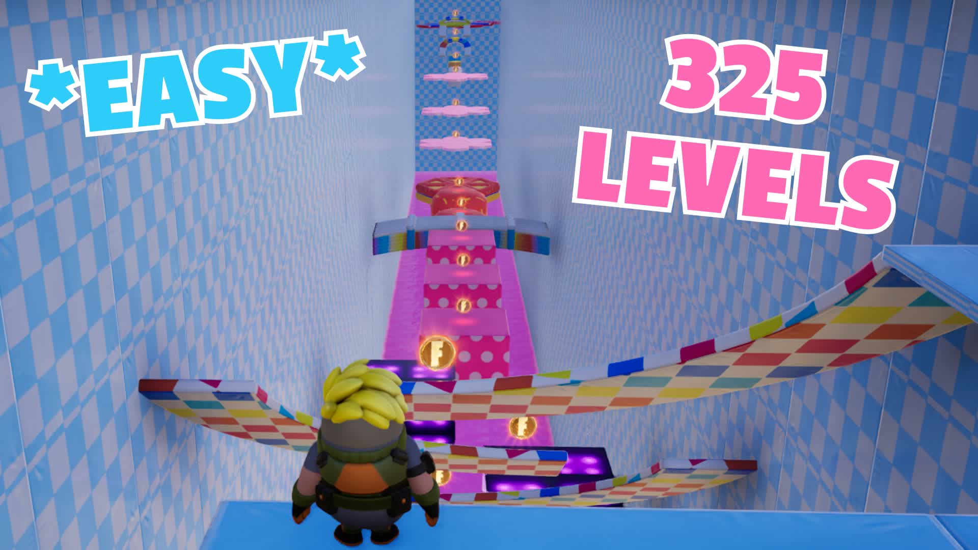 FALL GUYS DEFAULT OBBY PARKOUR 325 LEVEL