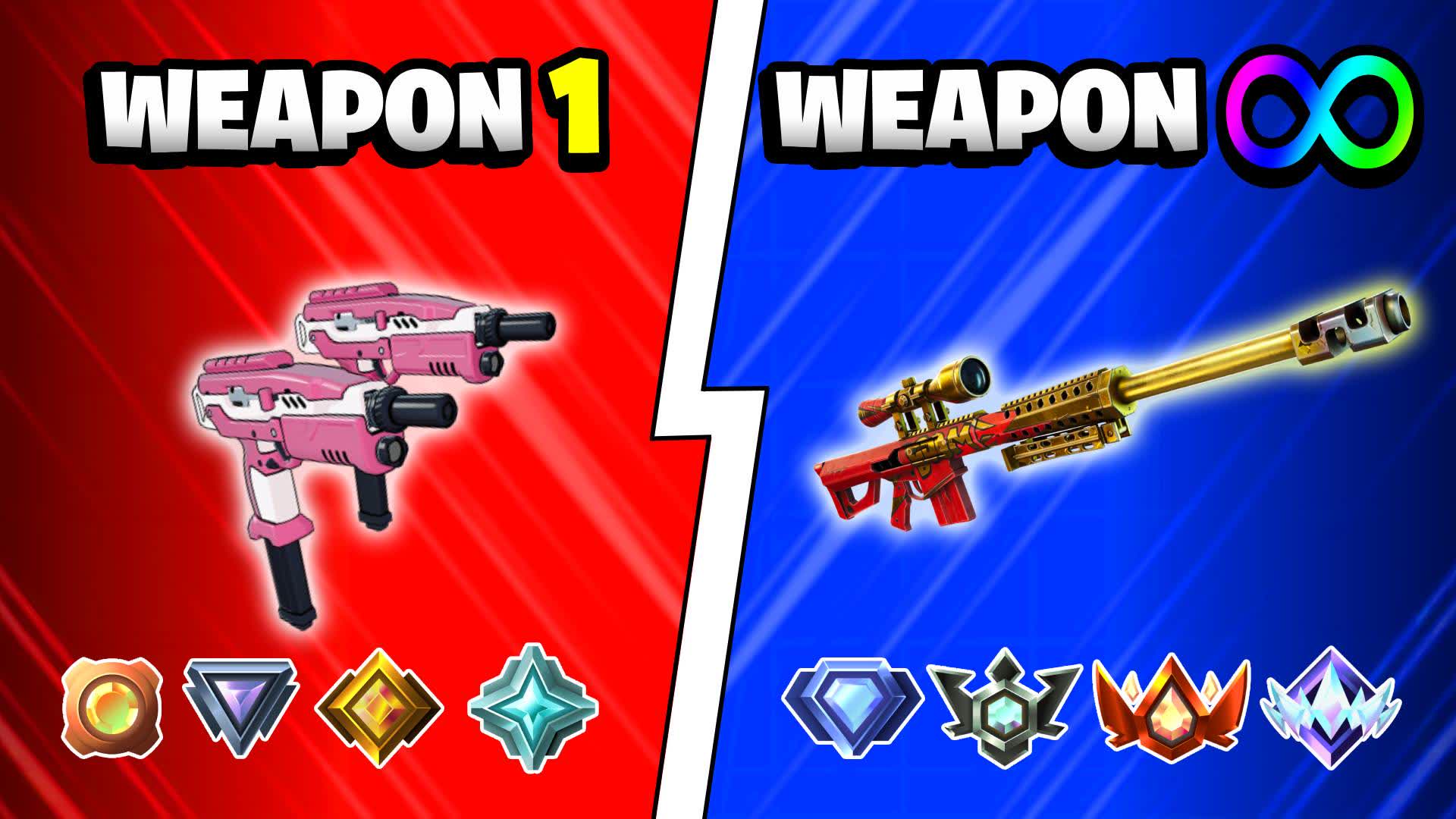 🔫INFINITE GUN GAME 🎯ONE SHOT💥