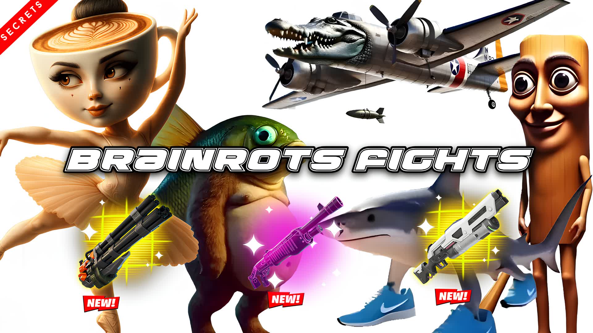 BRAINROT X MEME FIGHTS 🔴🔵