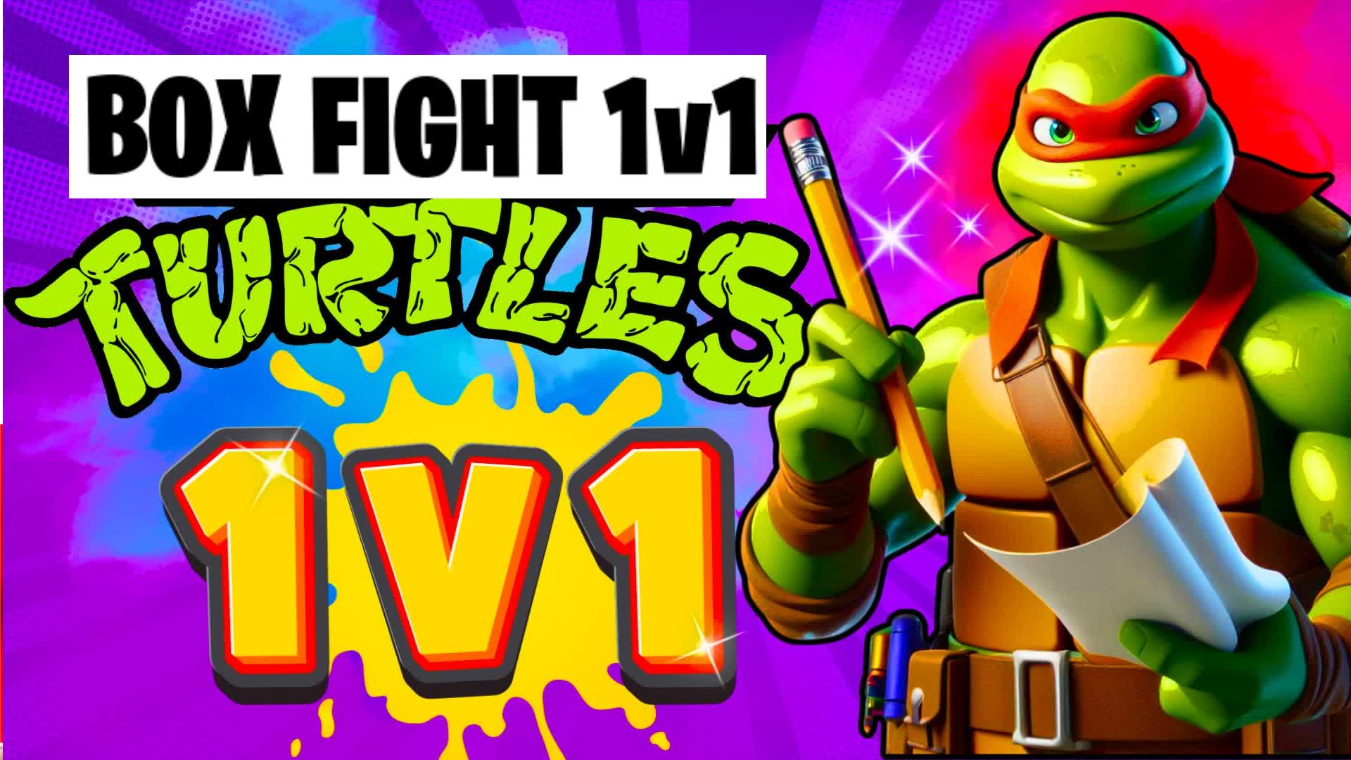 TMNT BOX FIGHT 1v1v1