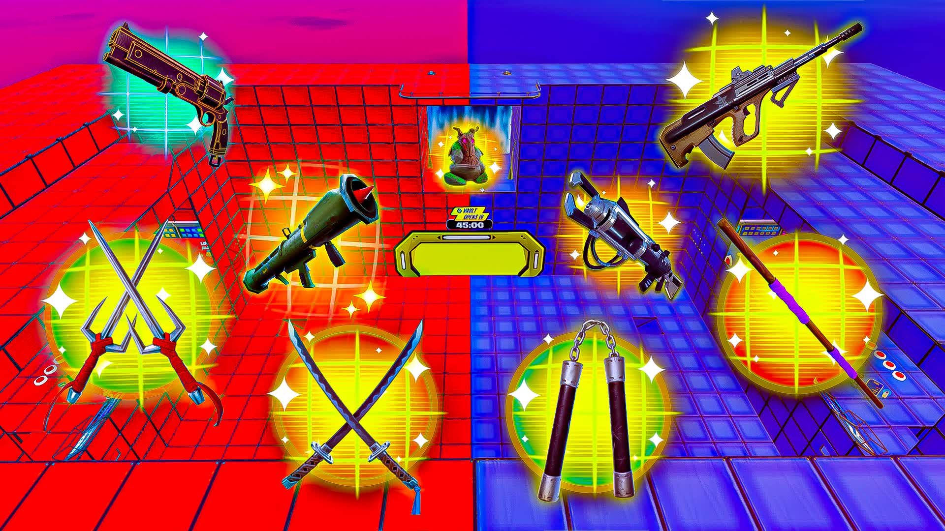 TMNT MIGHTY RED VS BLUE - ALL WEAPONS⭐️