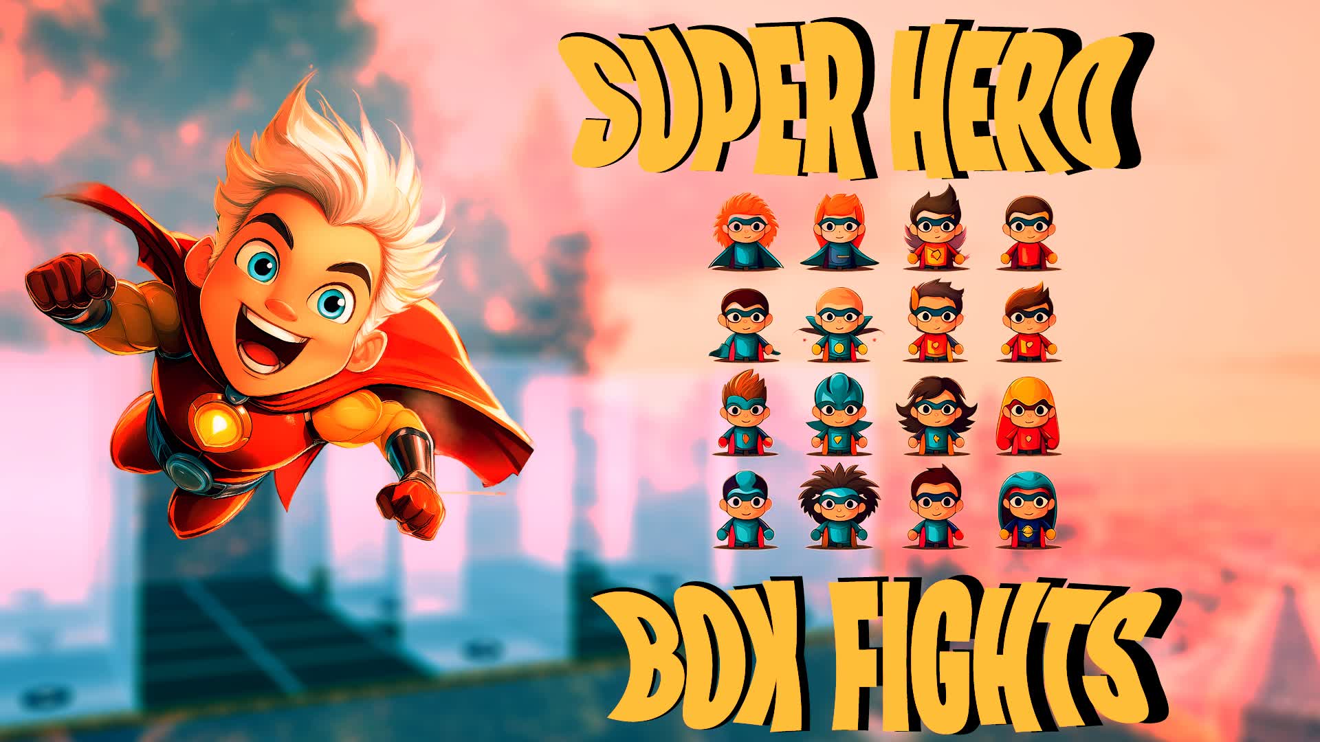 🦸SUPERHERO BOX FIGHTS🦸‍♀️