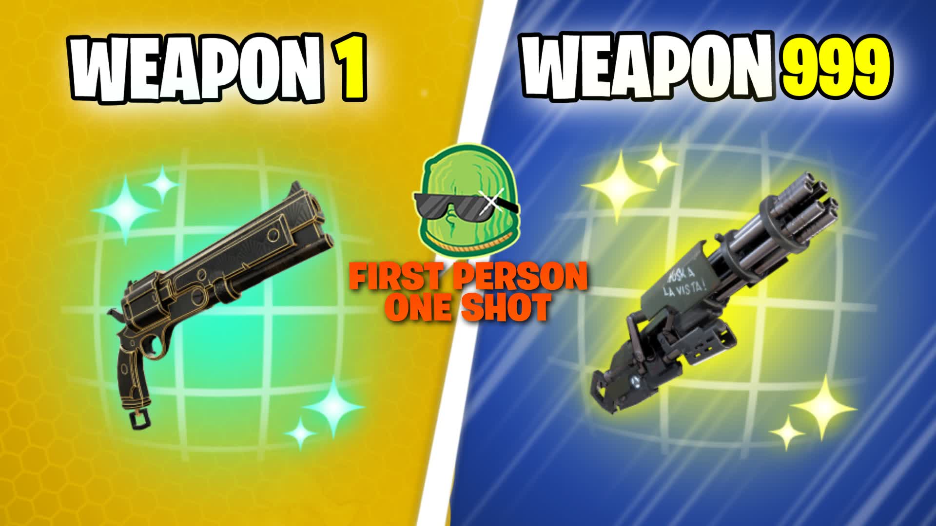 GUN GAME 🔫 FIRST PERSON ONE SHOT 🎯