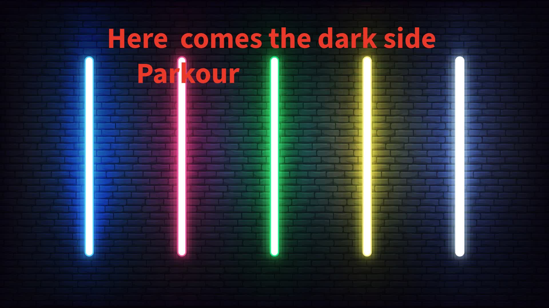 Here comes the Dark side Parkour