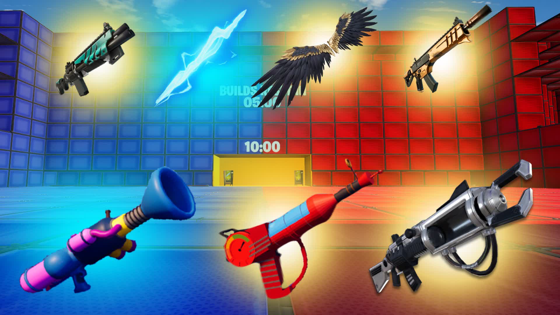 3+ CUSTOM WEAPONS RED VS BLUE🔴🔵